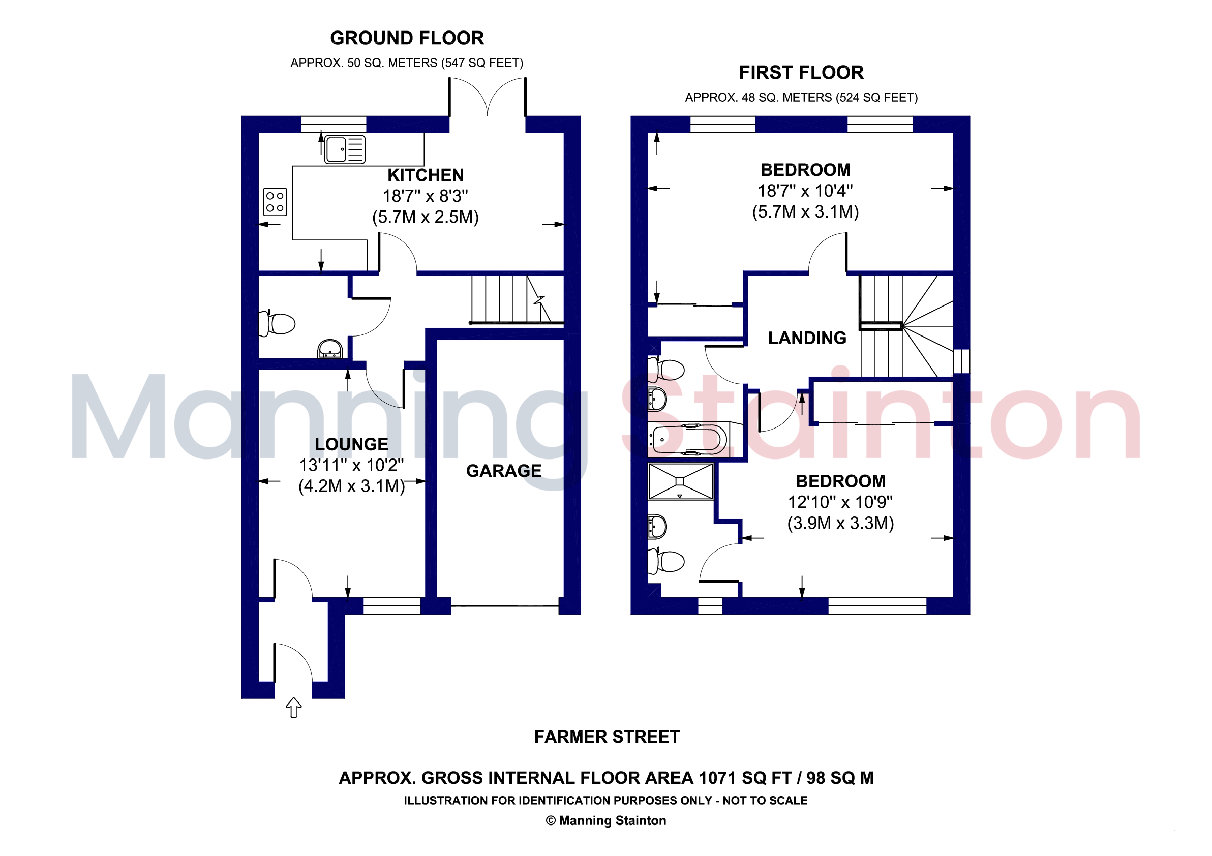 47, Farmer Street, Wakefield floorplan