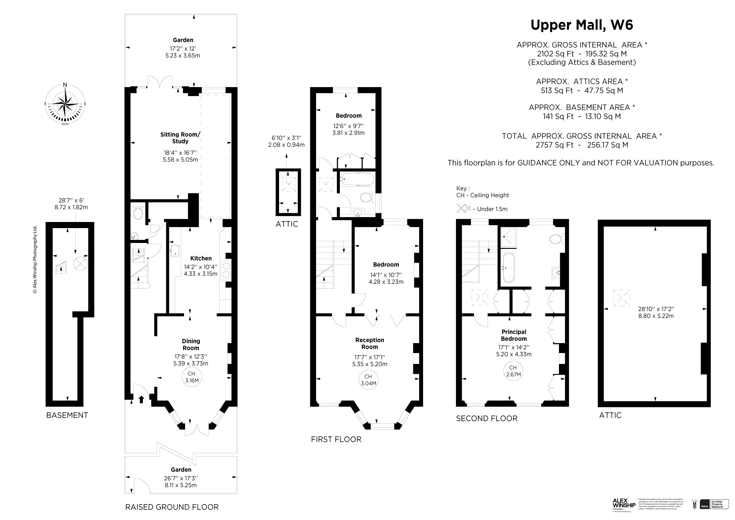 56, Upper Mall, London floorplan