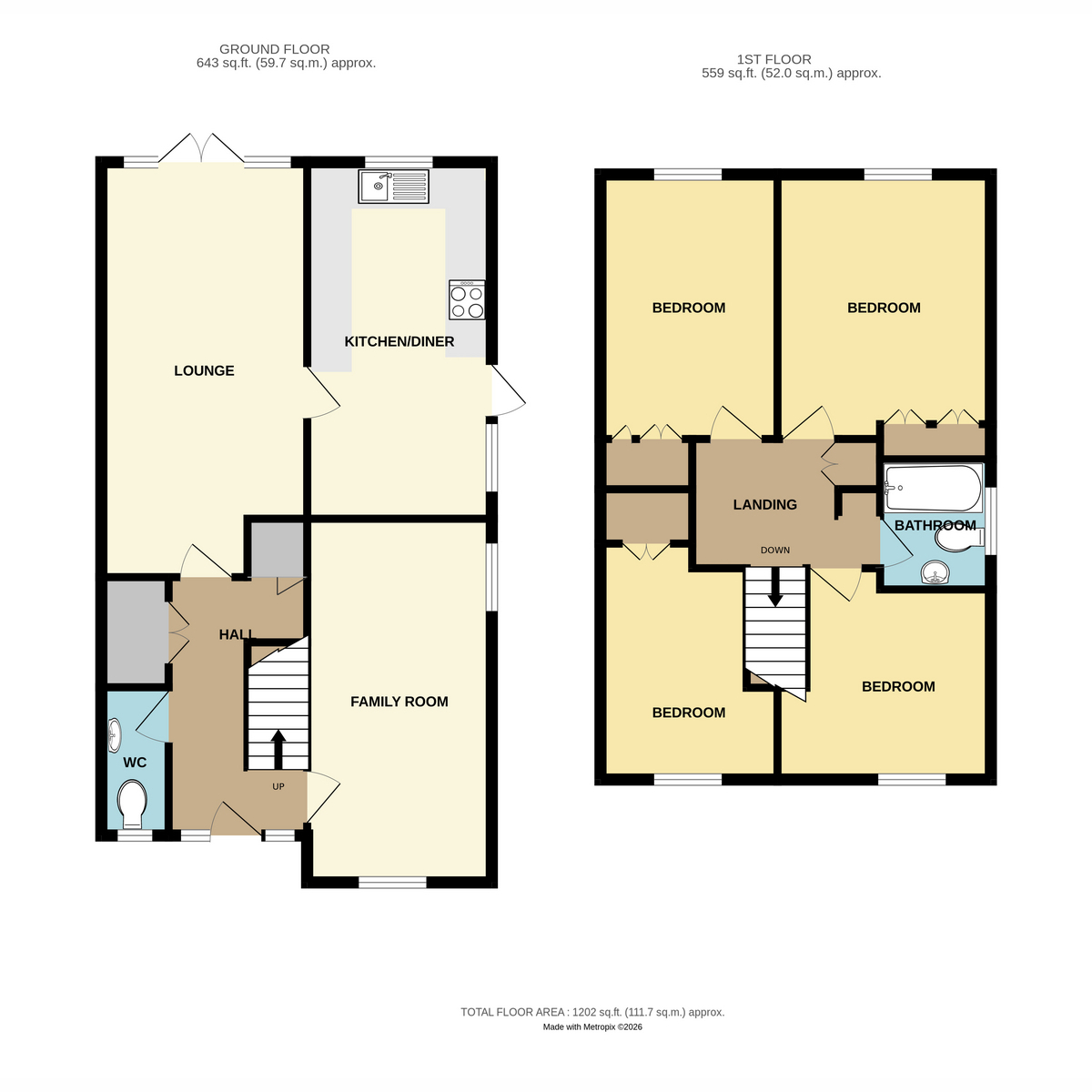 11, Asquith Gardens, Benfleet floorplan