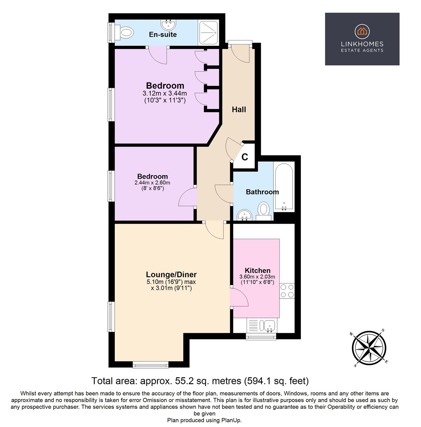 Nightingale House, Longfleet Road, Poole BH15, 2 bedroom flat for sale