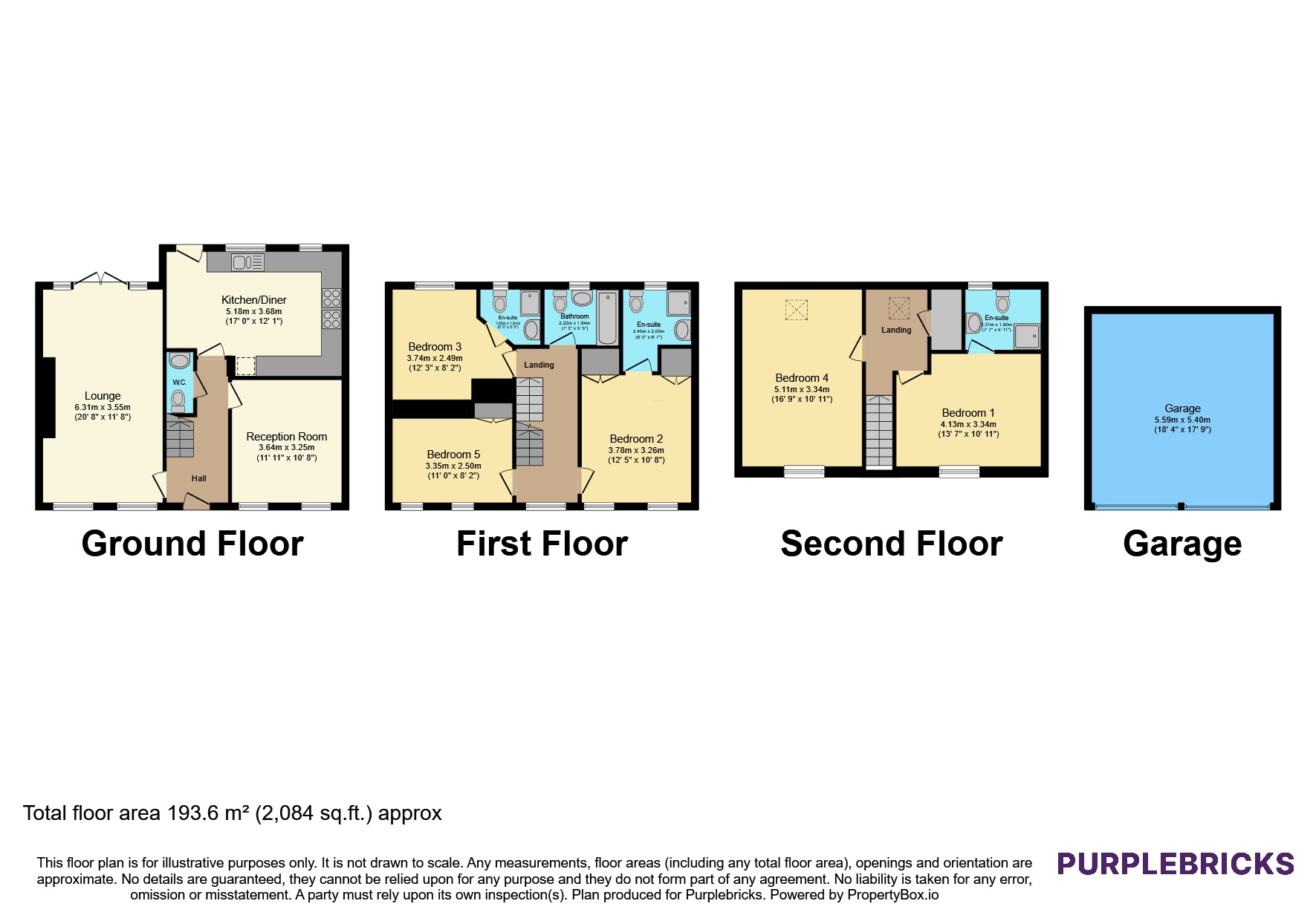 5, Dodsley Way, Mansfield floorplan