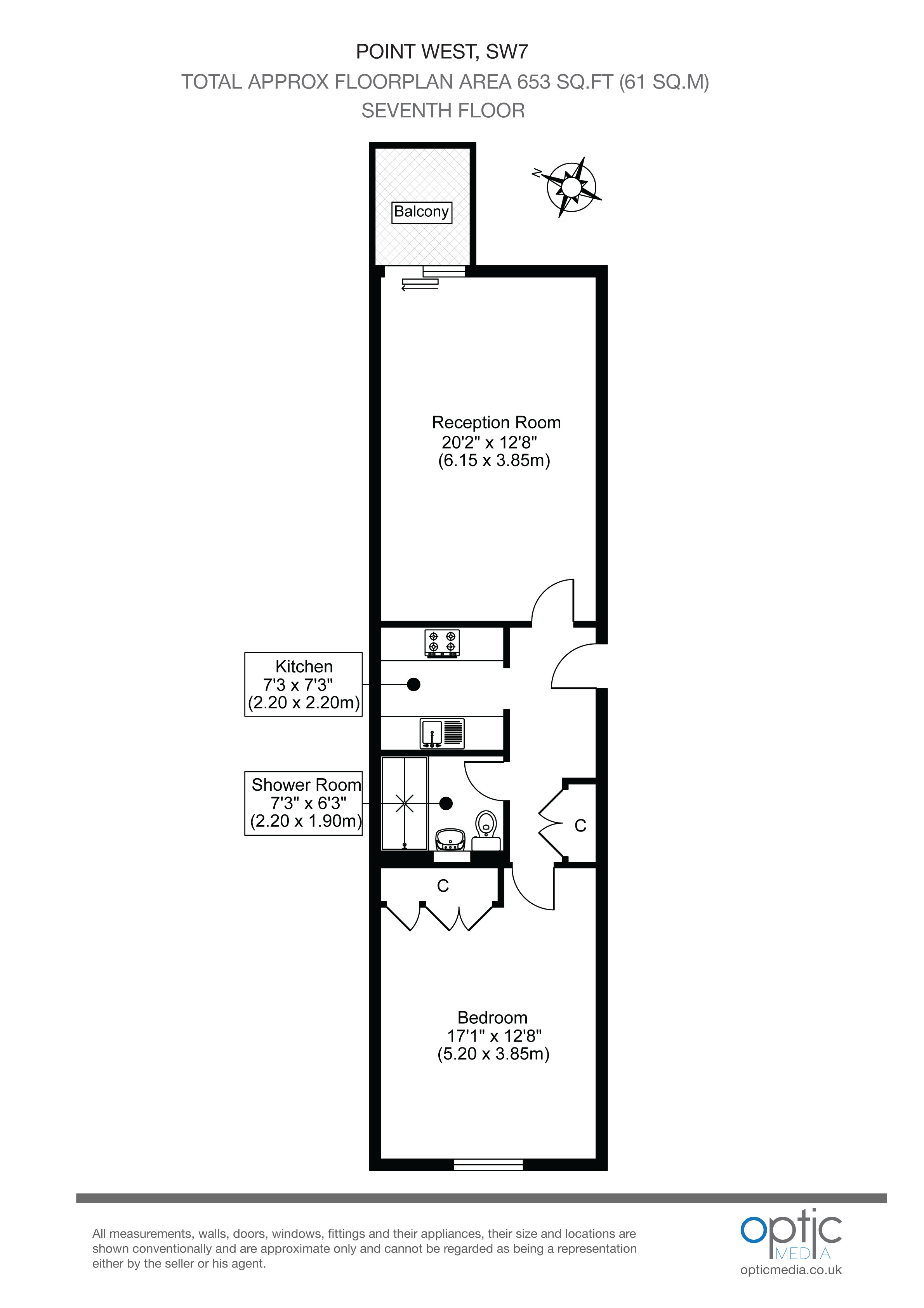 1 Bedrooms Flat to rent in Cromwell Road, London SW7