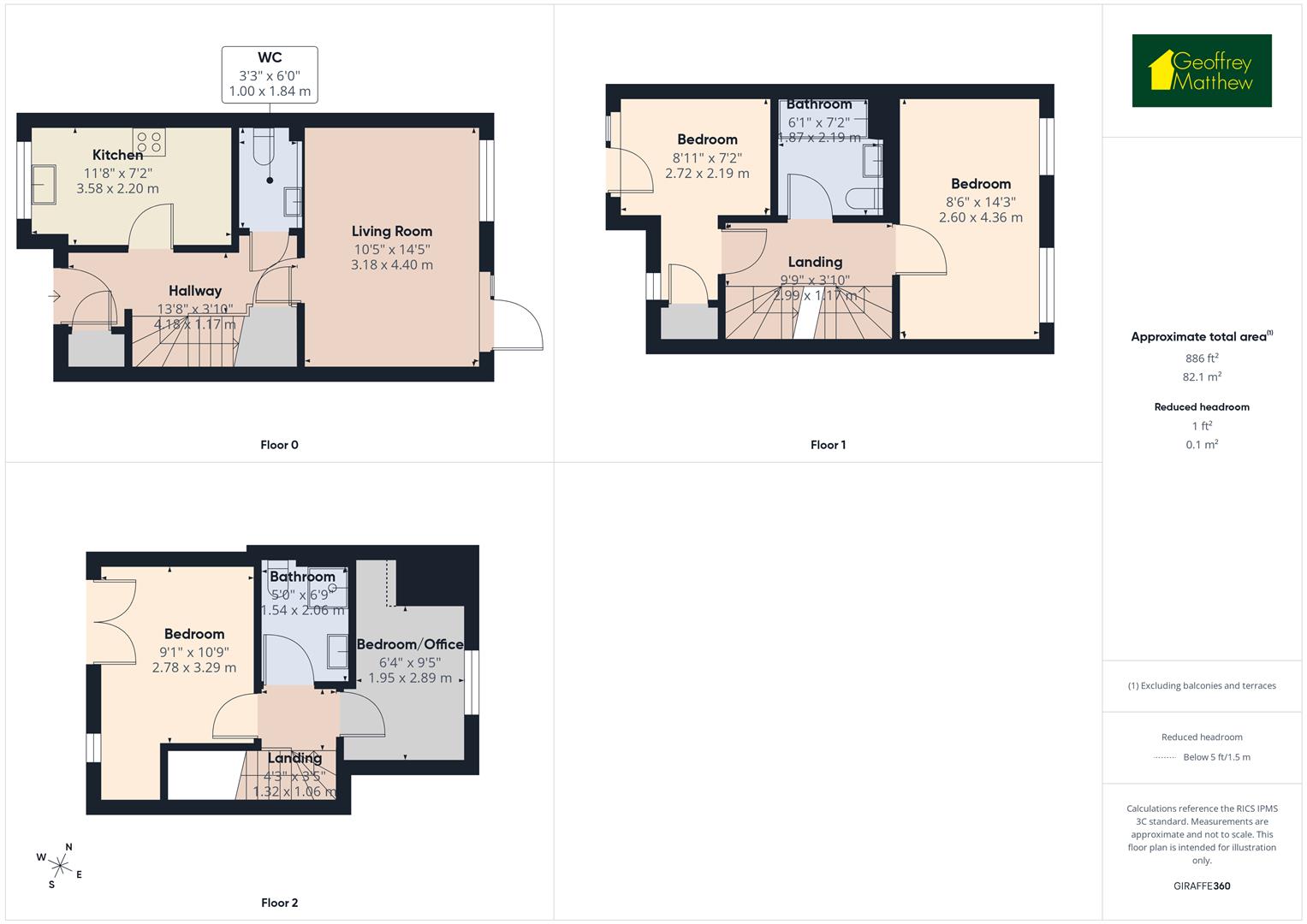 2, Meyrick Mead, Harlow floorplan