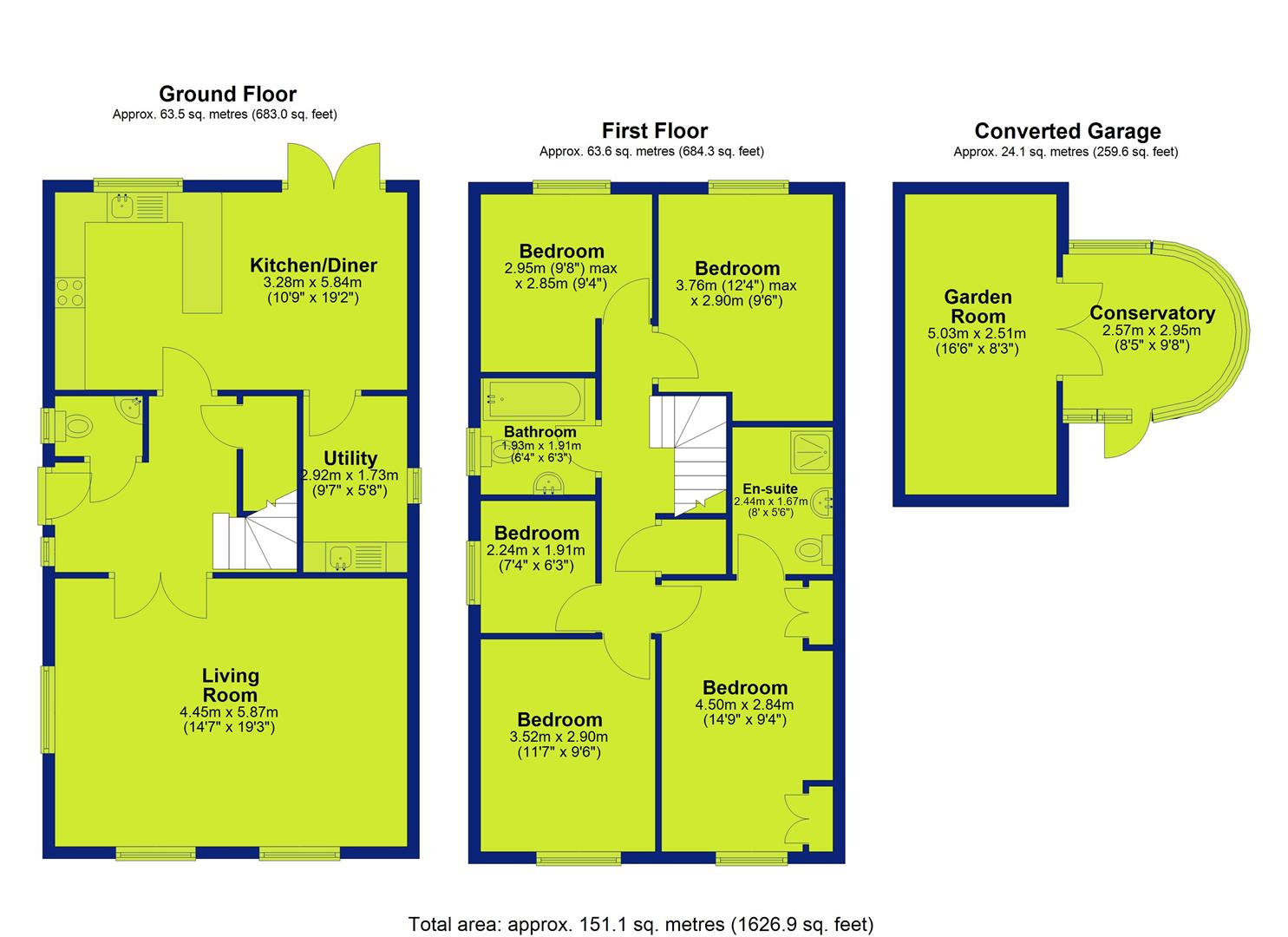 26, Tom Blower Close, Nottingham floorplan