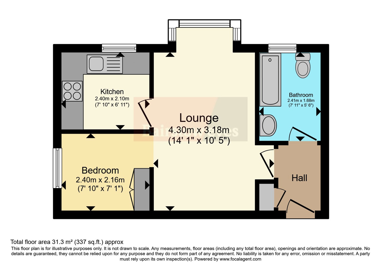 71, Leigh Hunt Drive, London floorplan