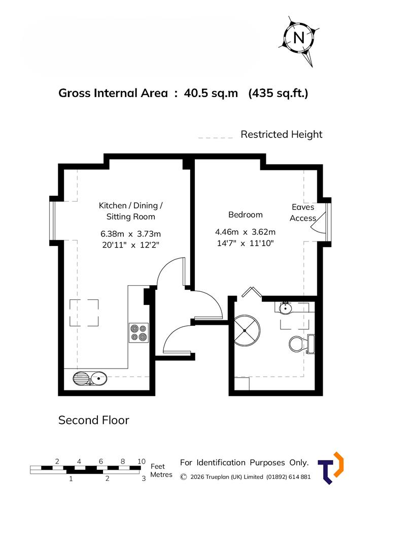 Flat 5, 9, Montacute Road, Tunbridge Wells floorplan