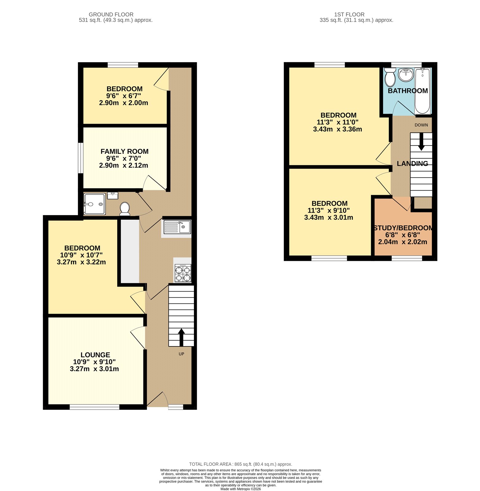 94, St. Andrews Road, Hampshire floorplan