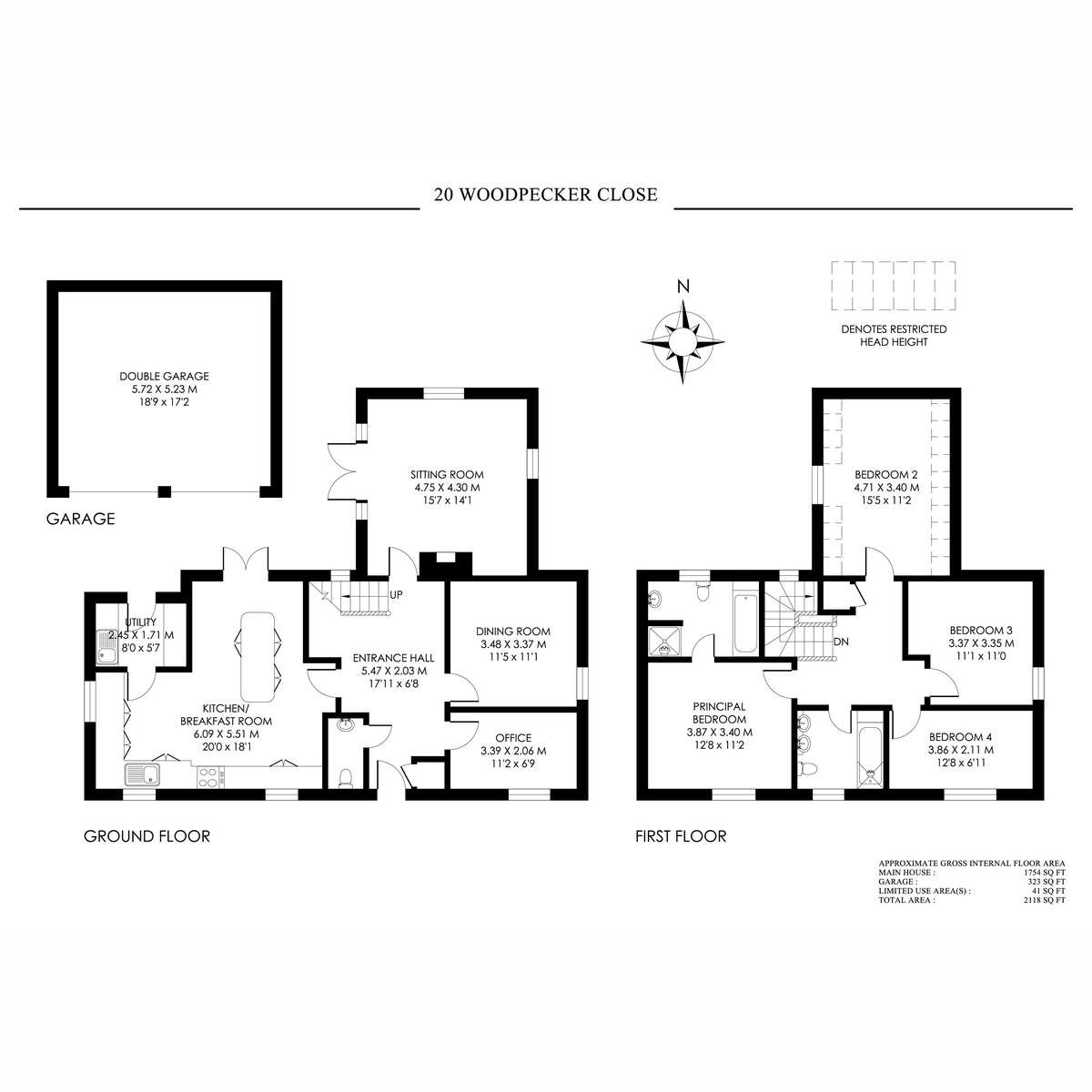 20, Woodpecker Close, Great Barford floorplan