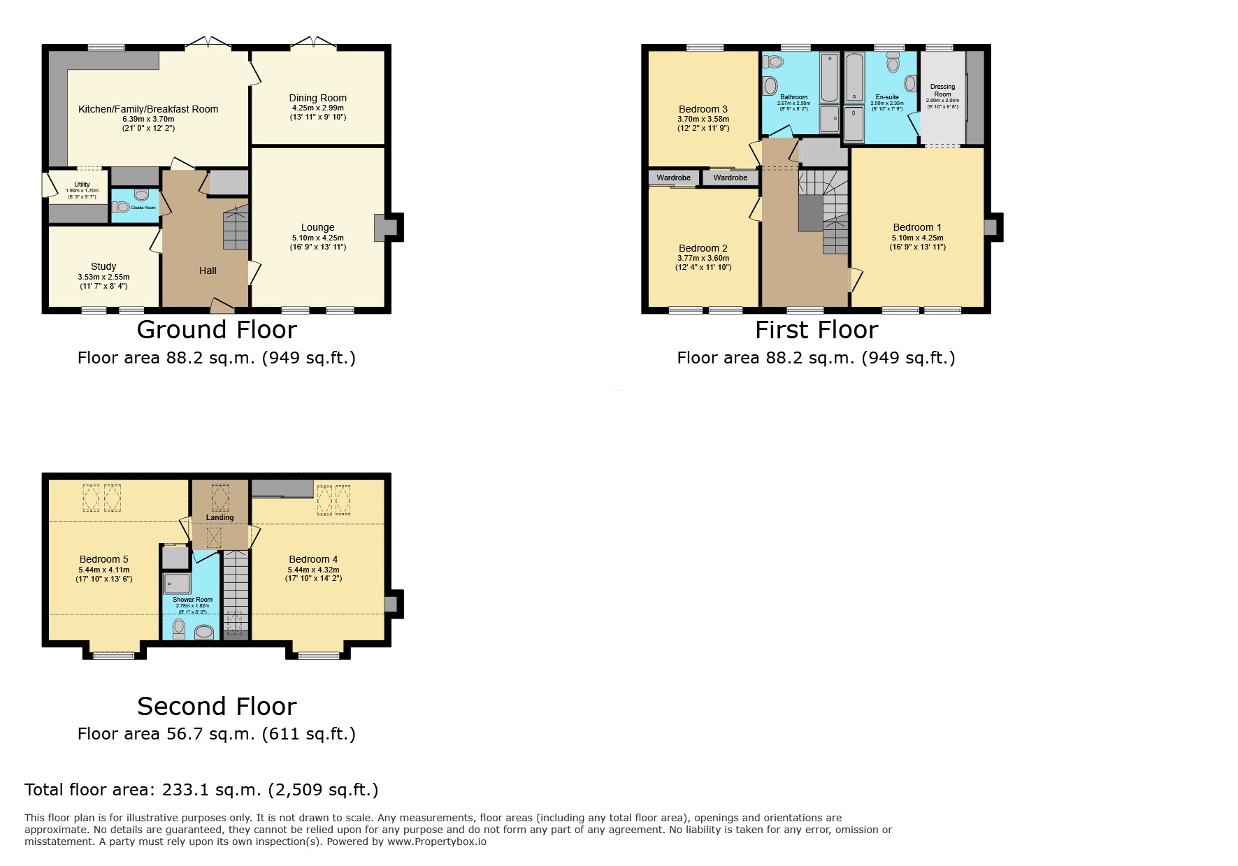 5 Ruskin Field, Leicester floorplan