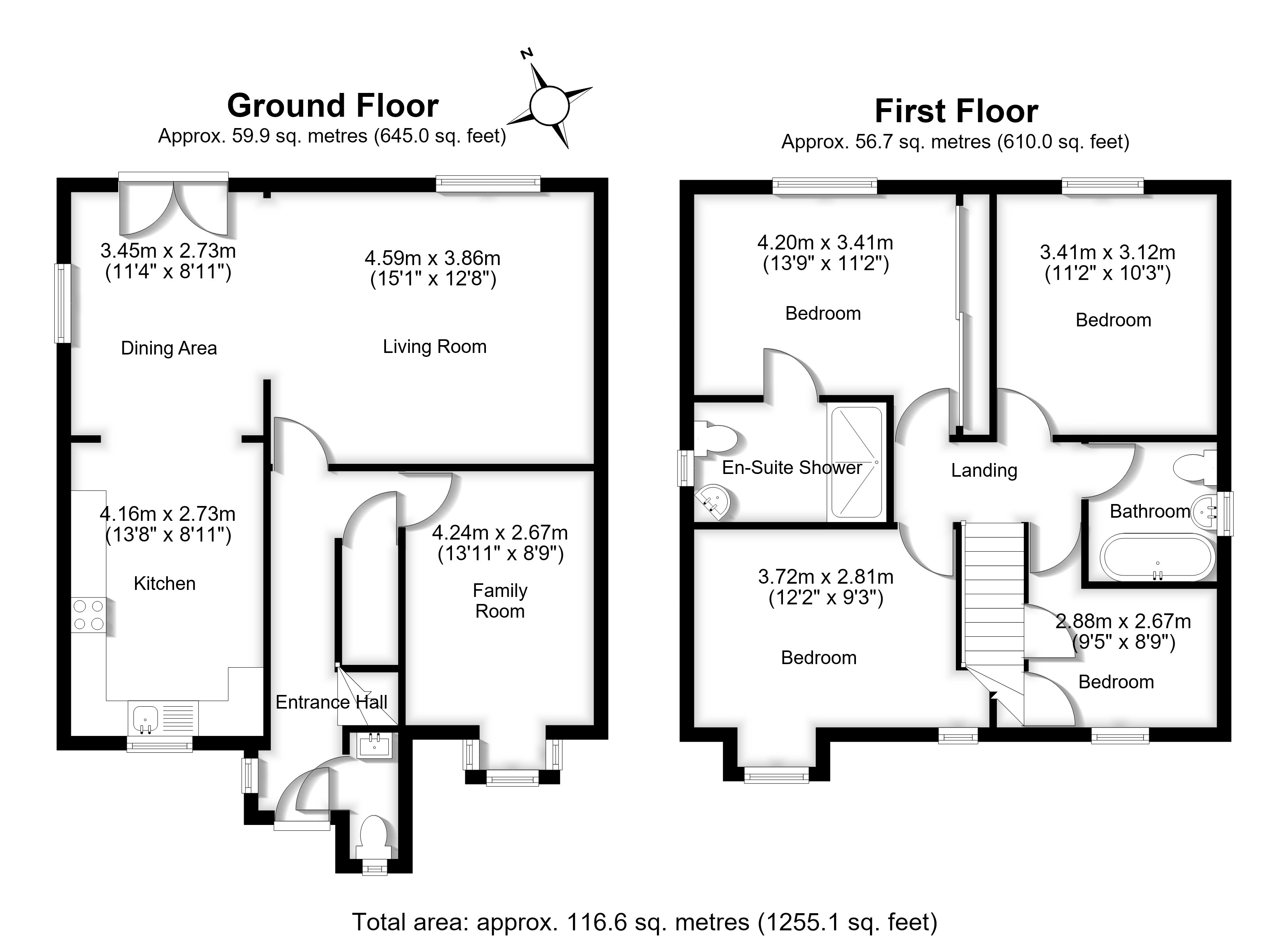 18, Wolves Mere, Knebworth floorplan