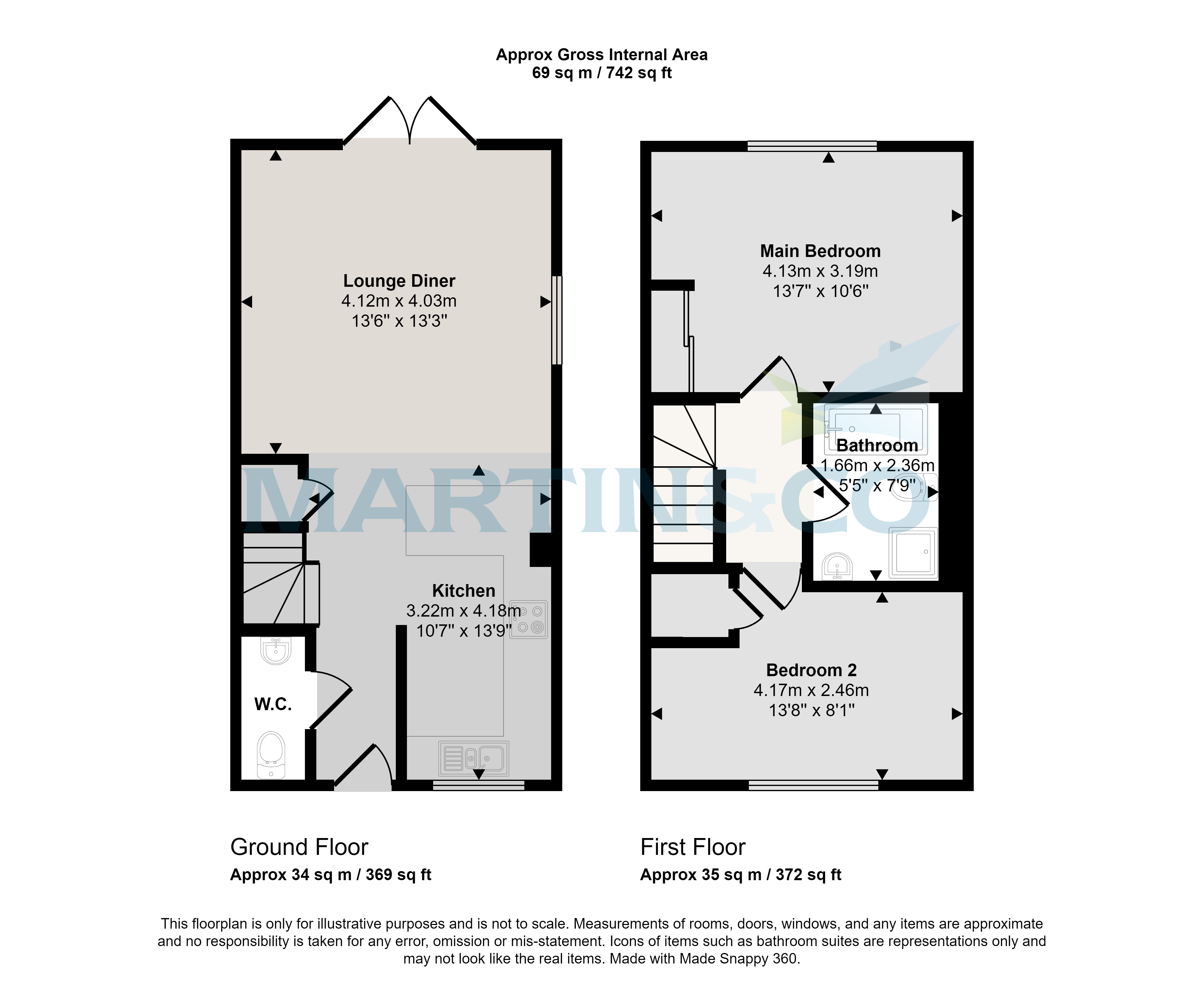 25, Wagtail Walk, Ashford floorplan