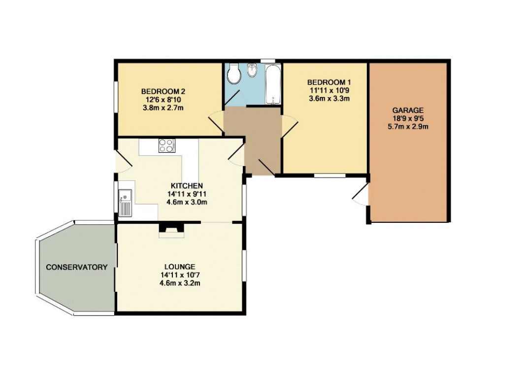Firs Way, Brandon floorplan