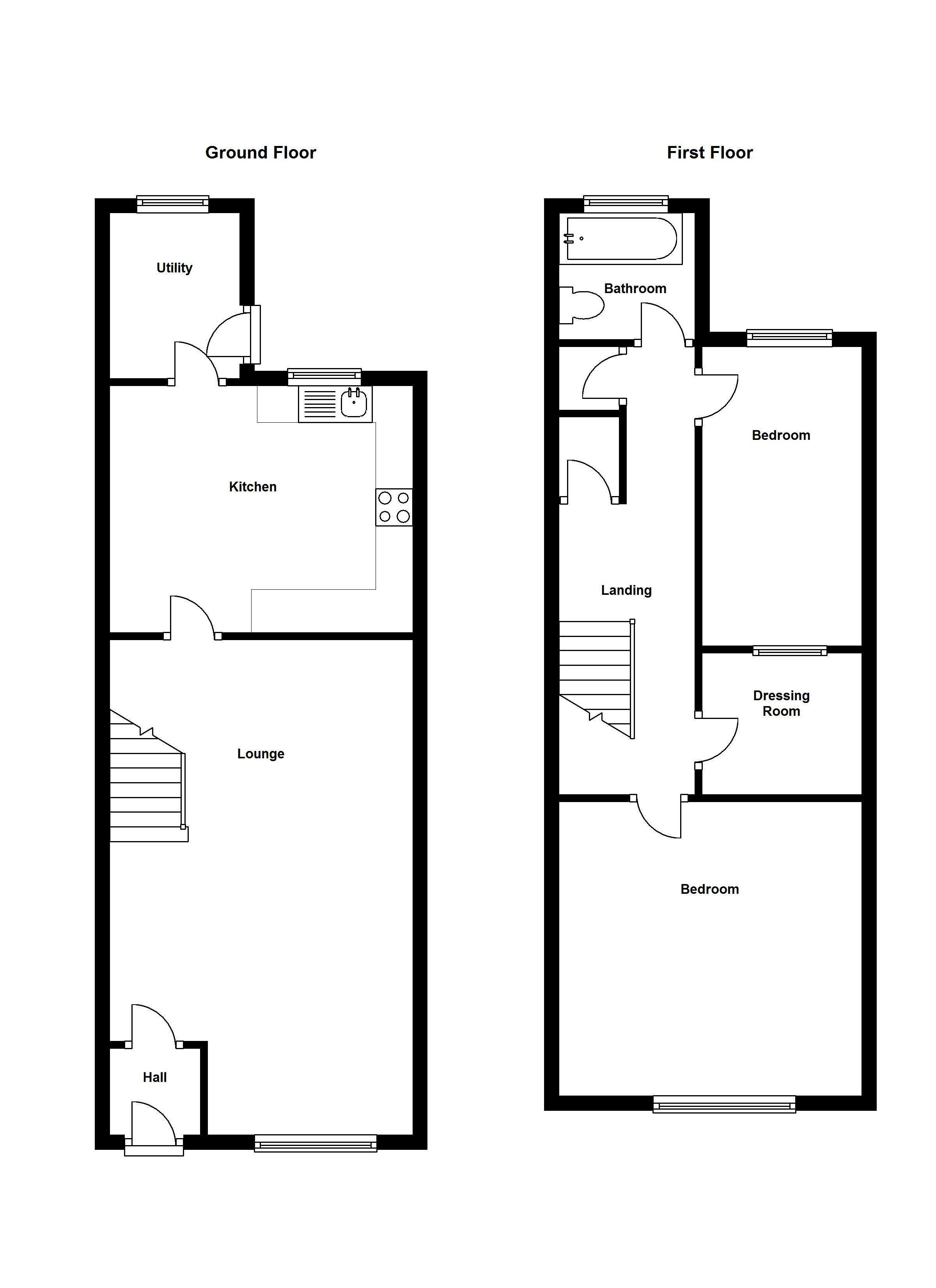 2 Bedrooms Terraced house to rent in Rood Hill, Congleton CW12