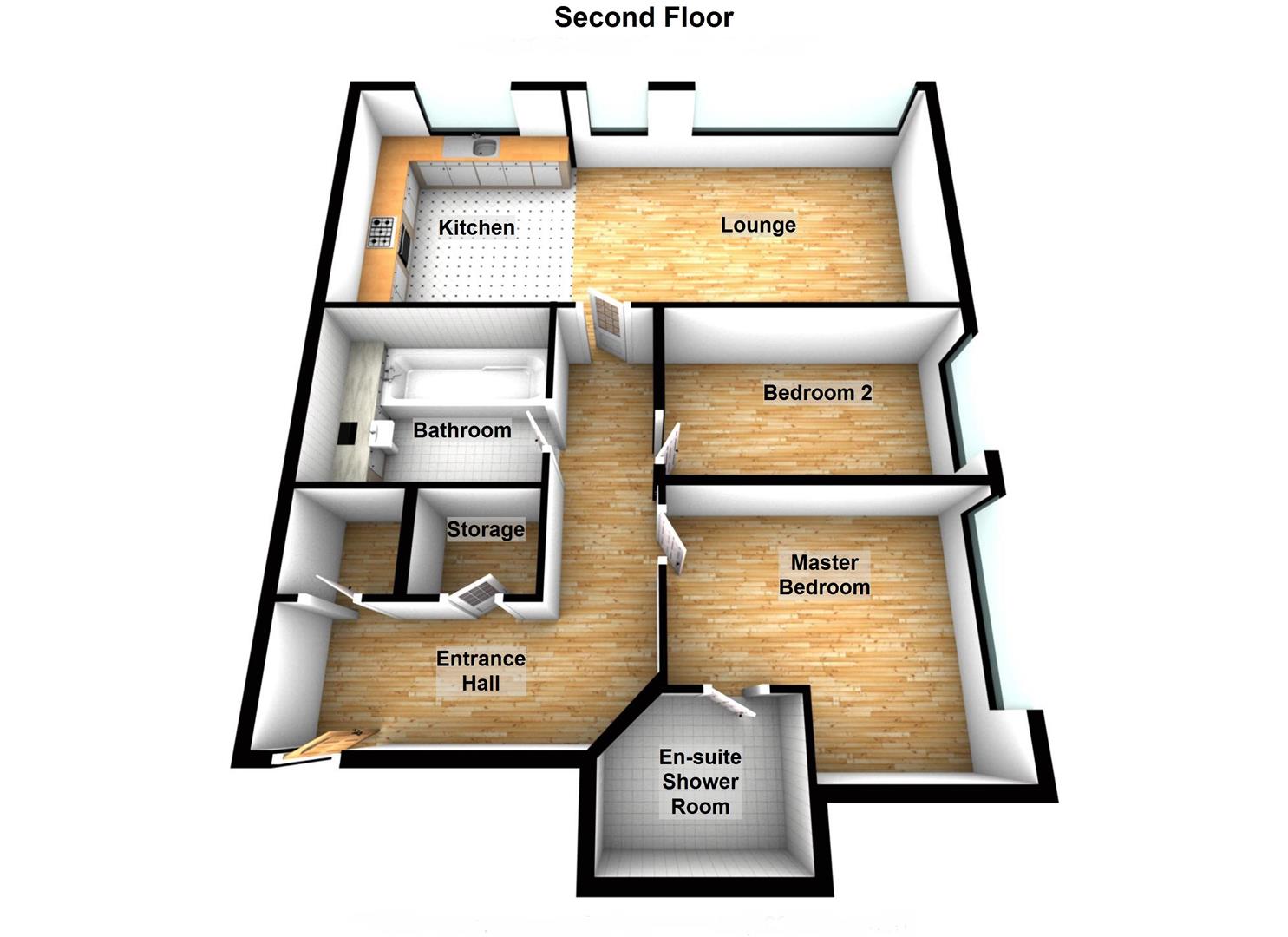 2 Bedrooms Flat to rent in Waterloo Road, Cowley, Uxbridge UB8