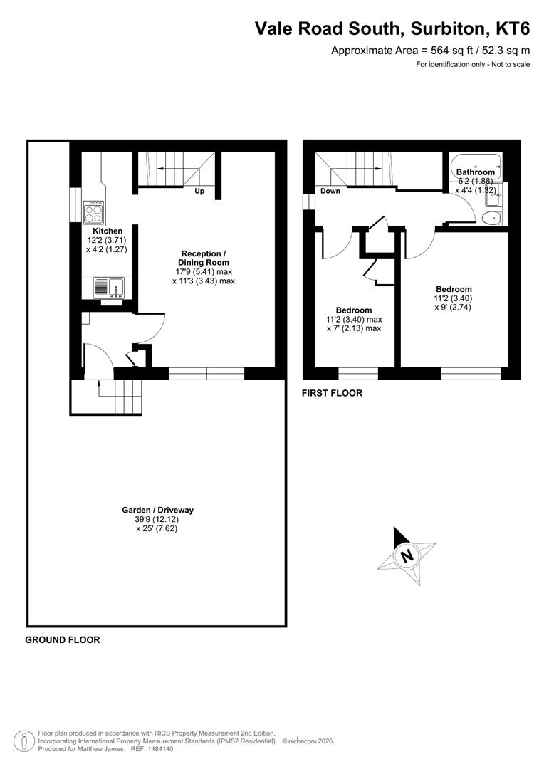 15, Vale Road South, Surbiton floorplan