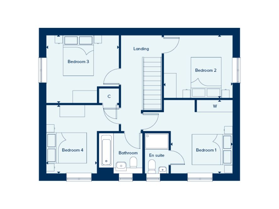 240, Ackender Hill Sales Suite, Alton floorplan