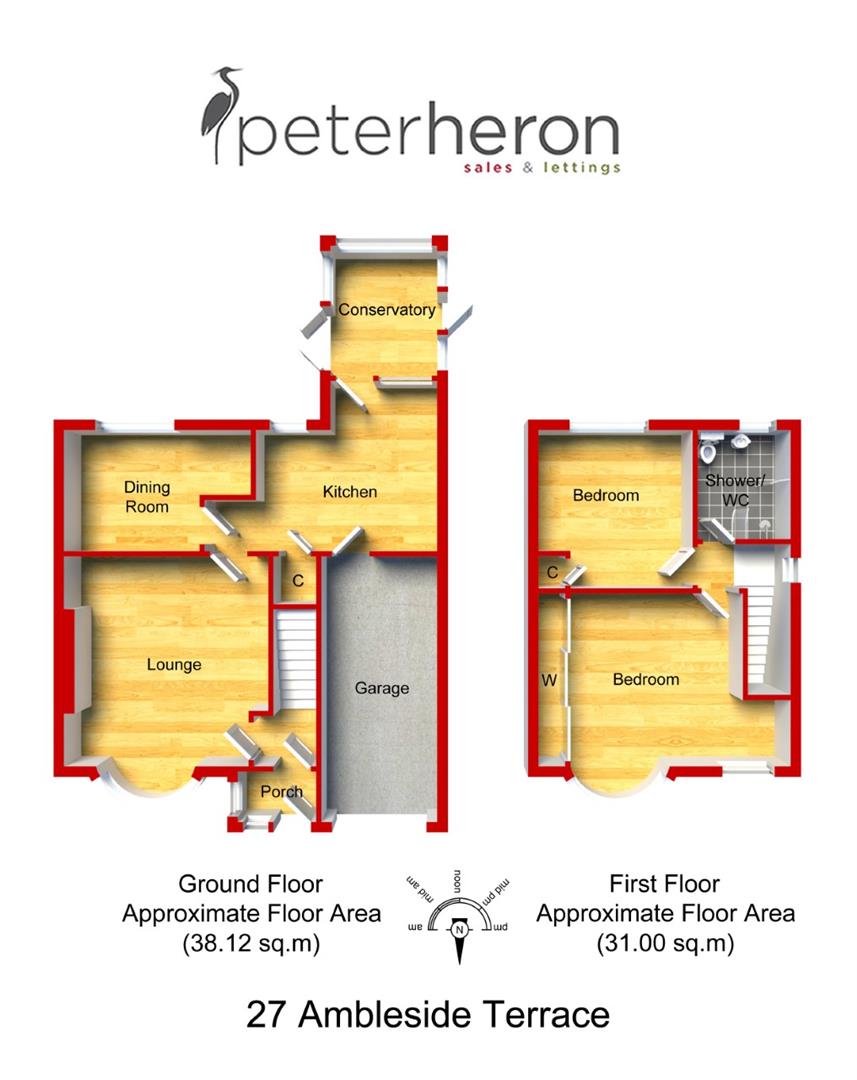 Ambleside Terrace, Fulwell, Sunderland SR6, 2 bedroom semidetached