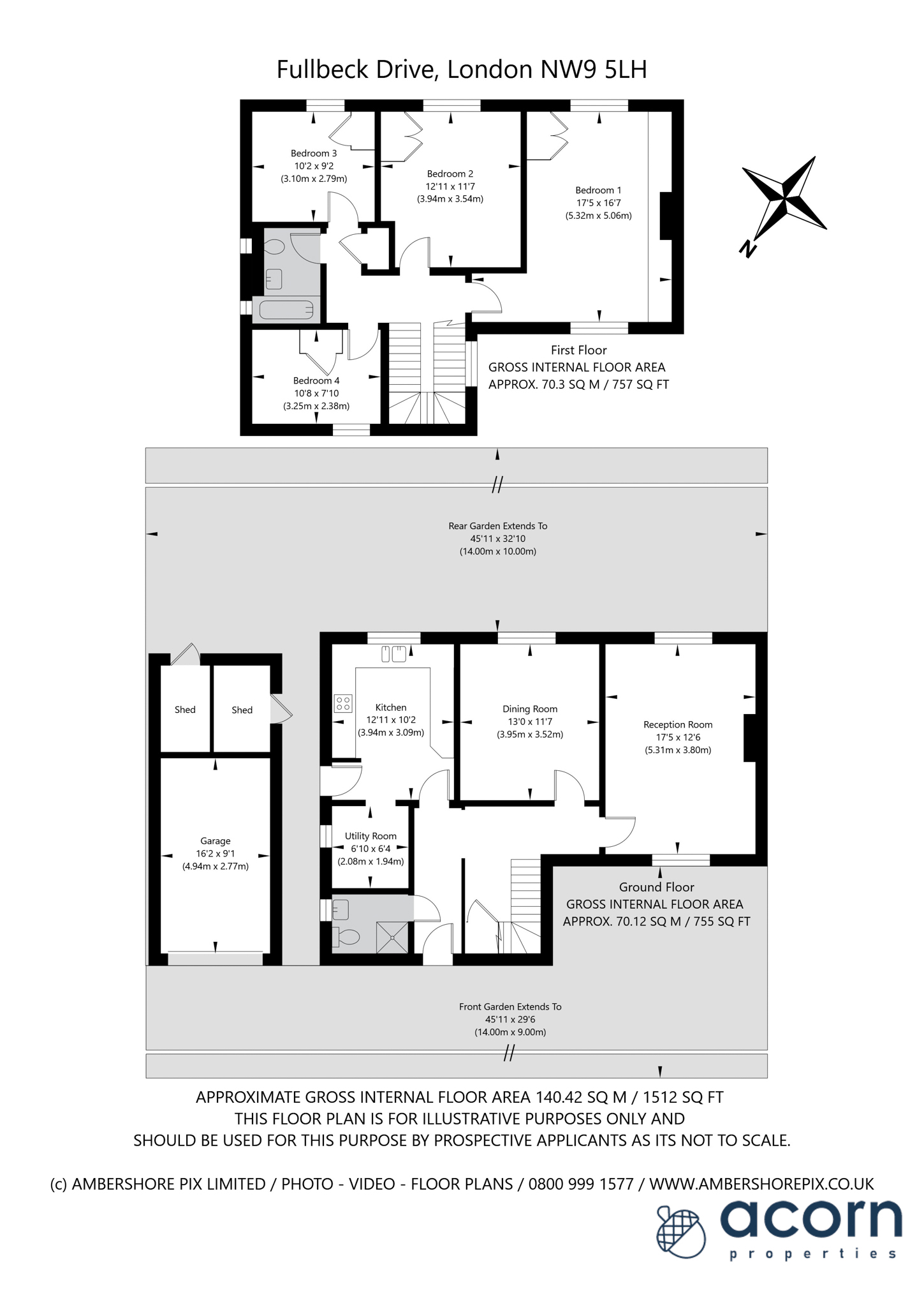Fulbeck Drive, Colindale, London, NW9 floorplan