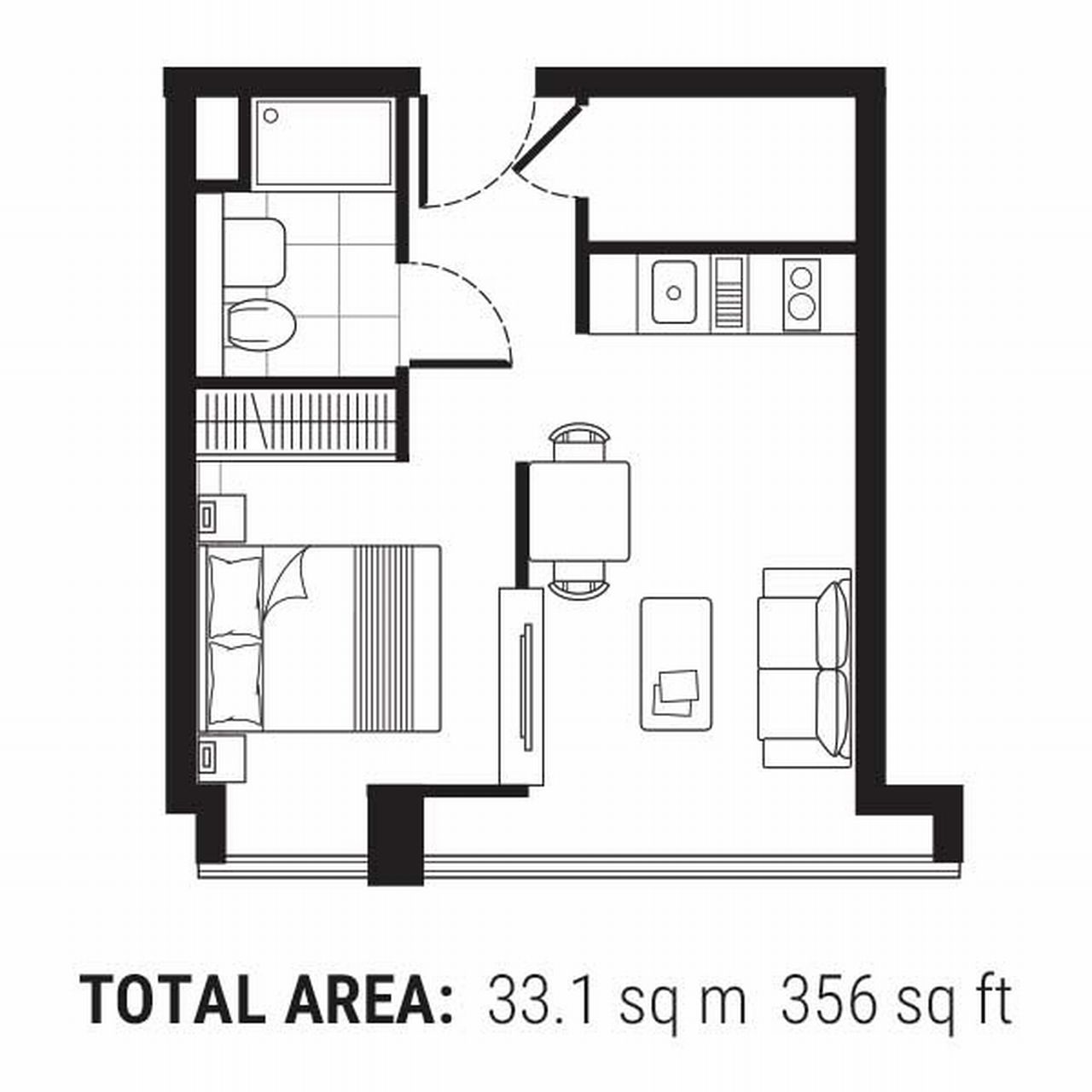 0 Bedrooms Studio to rent in Trinity Square, 23-59 Staines Road, Hounslow, Middlesex TW3
