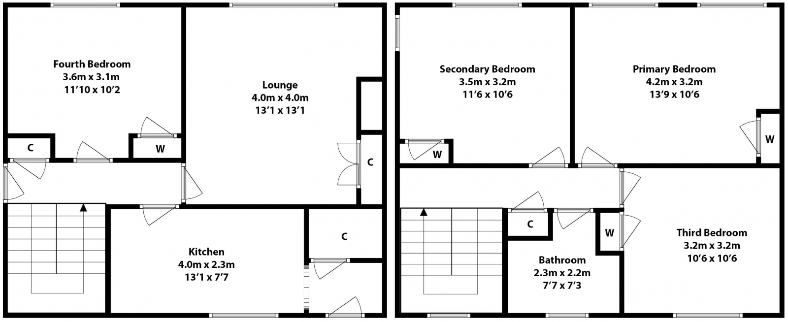 42 Willow Drive, Airdrie floorplan