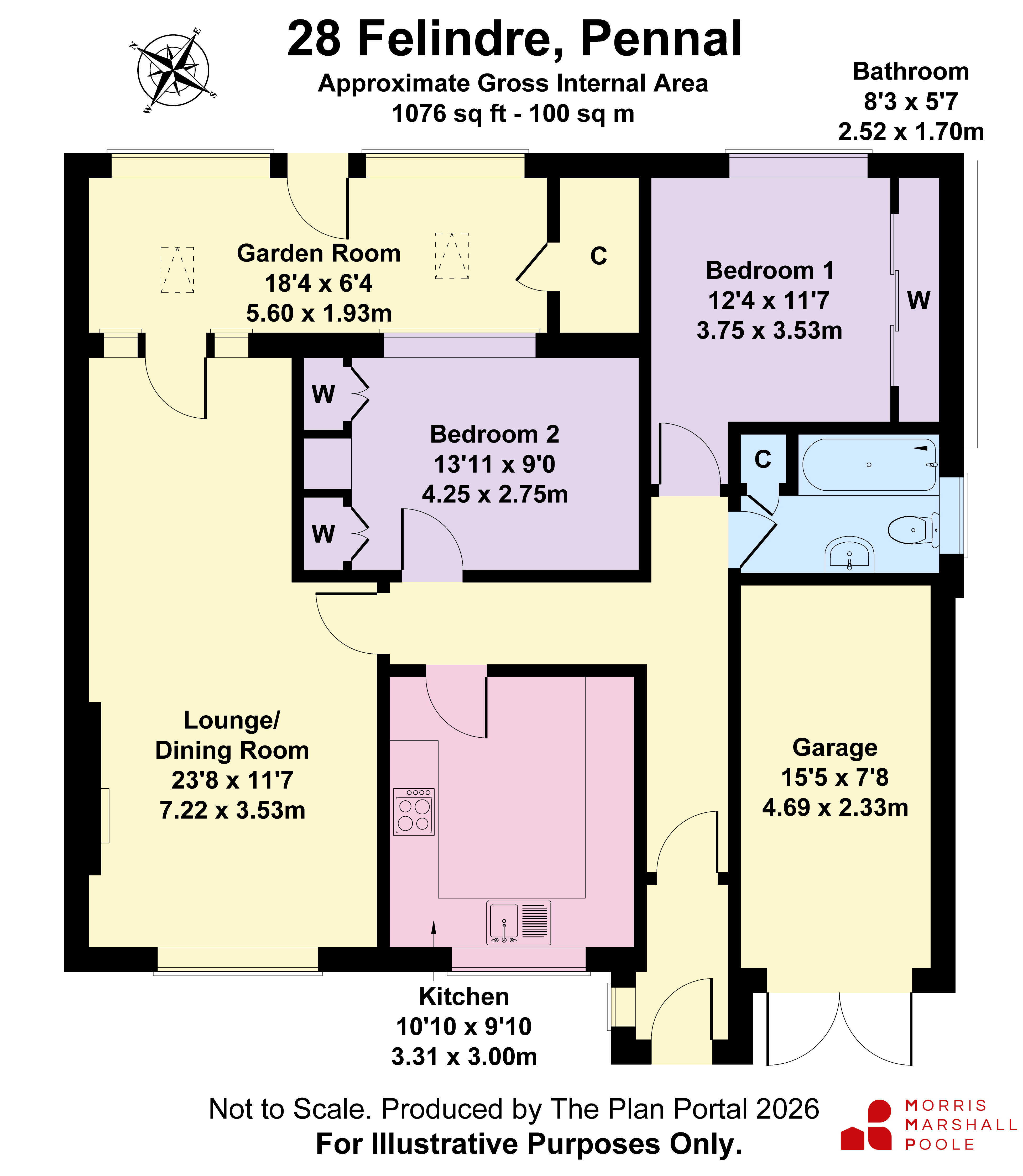 28, Felindre, Machynlleth floorplan
