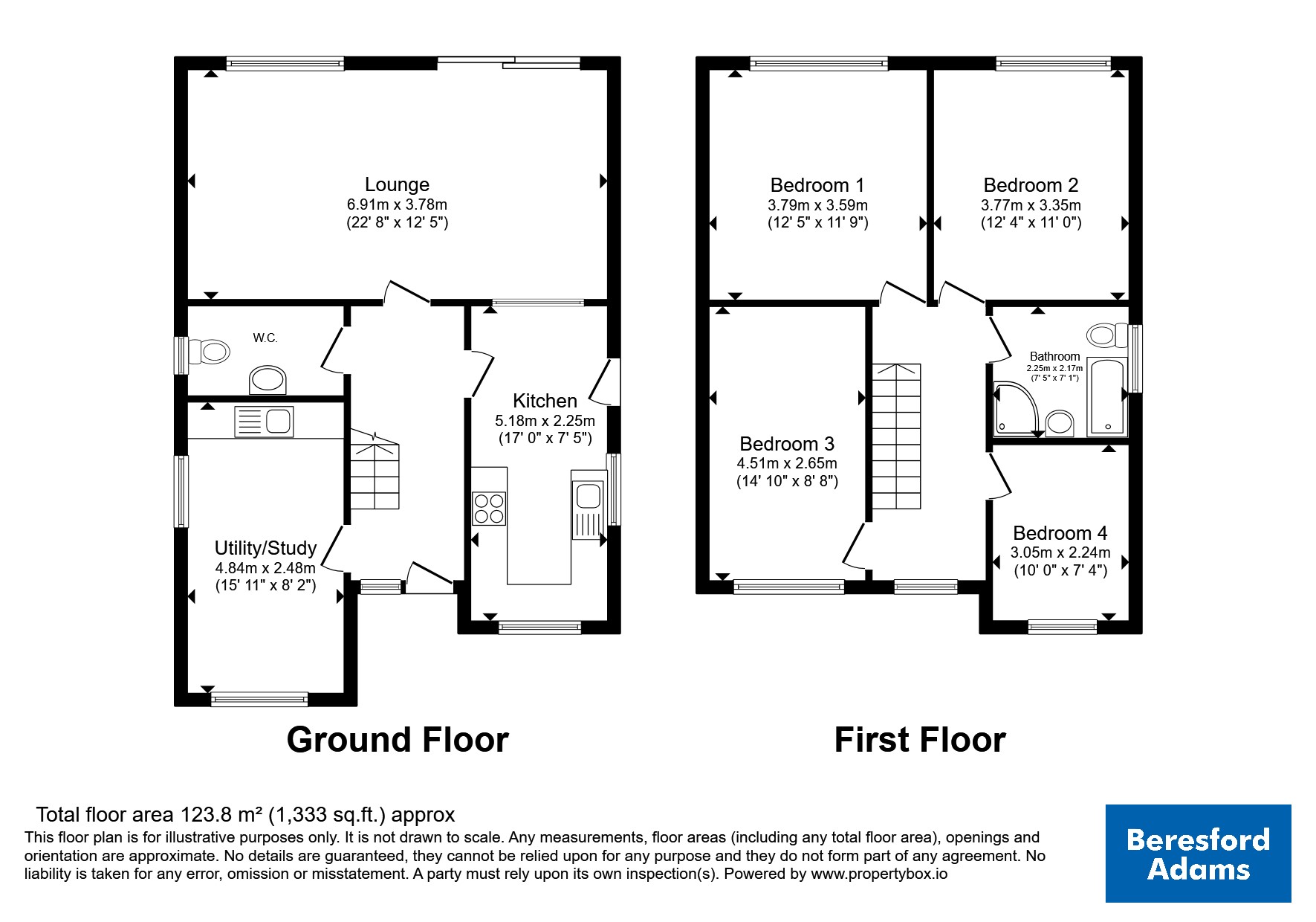 23, Ffordd Triban, Conwy floorplan