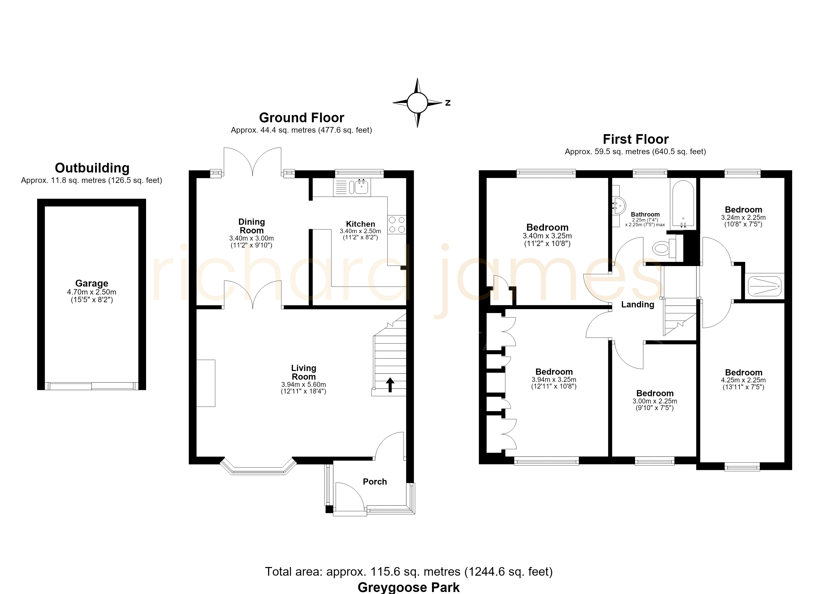 11, Greygoose Park, Harlow floorplan