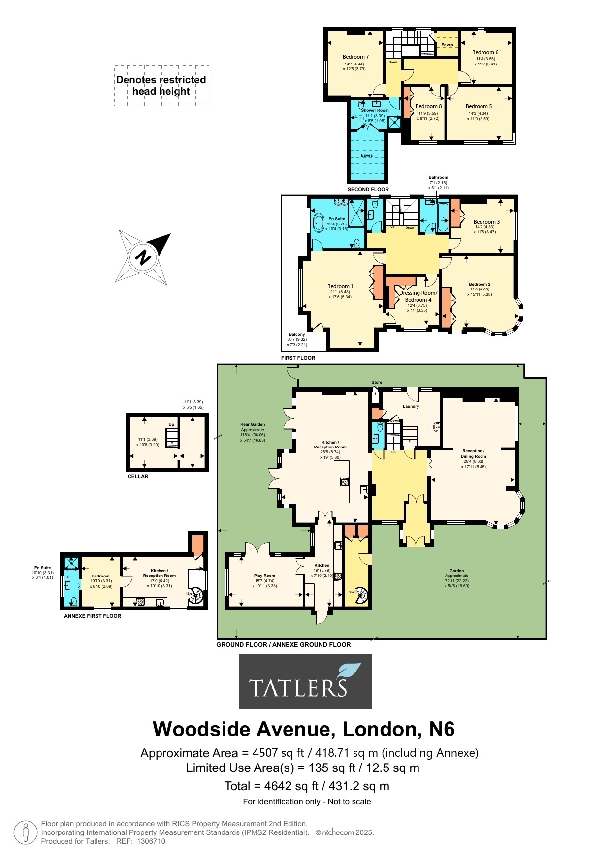 1, Woodside Avenue, London floorplan
