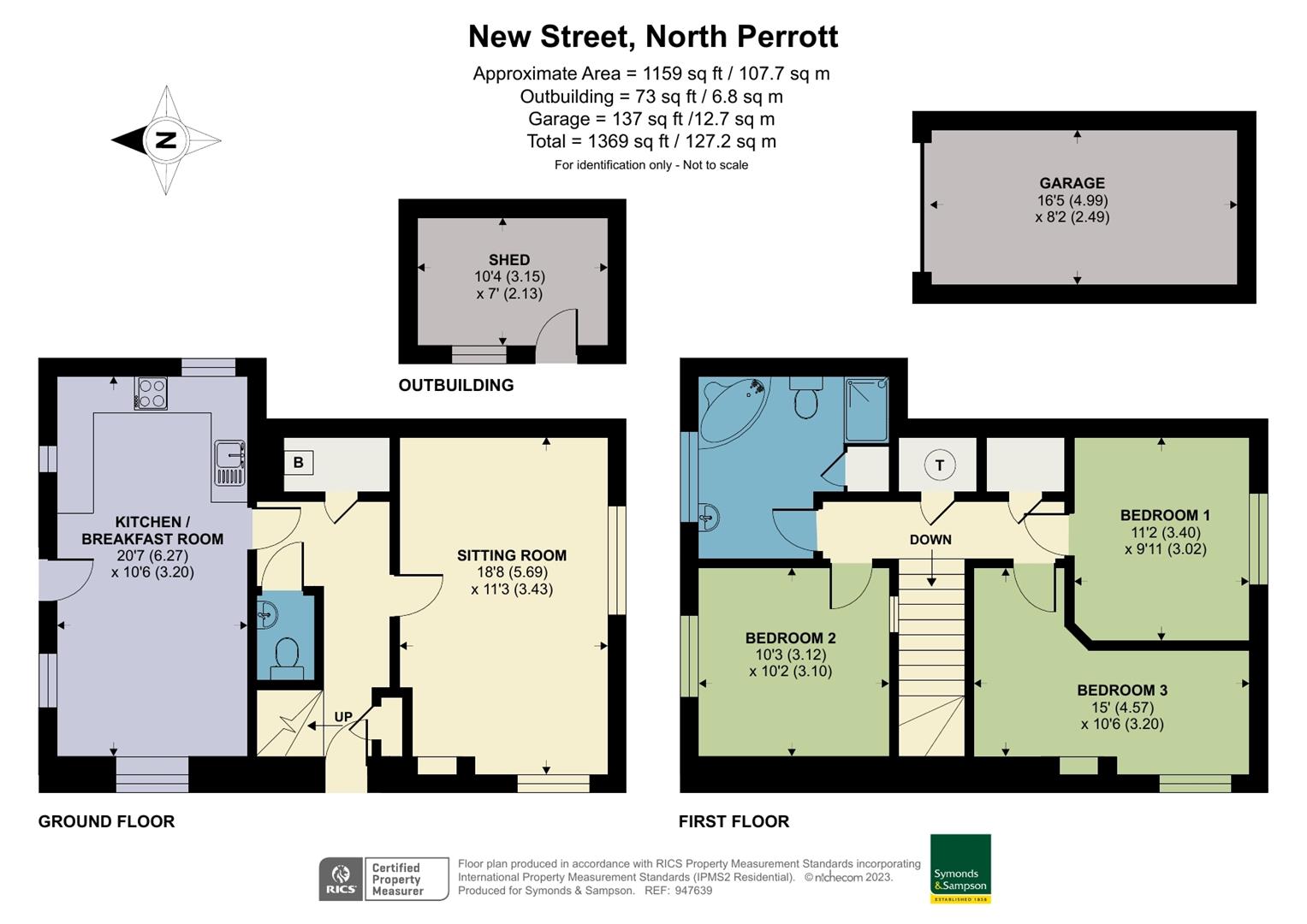 Symes Cottages, 29A New Street, North Perrott TA18, 3 bedroom semi