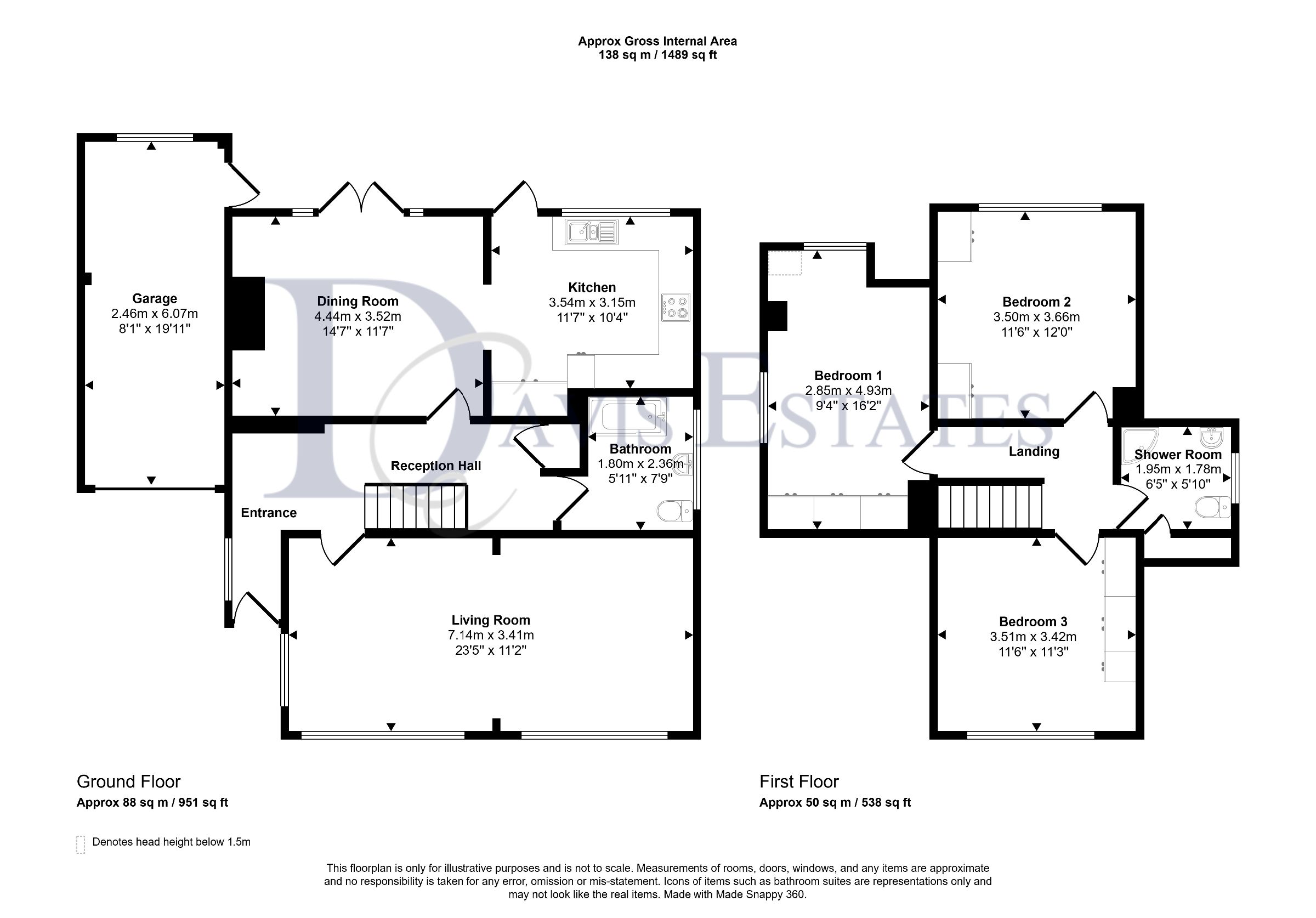 31 Great Nelmes Chase, Hornchurch floorplan