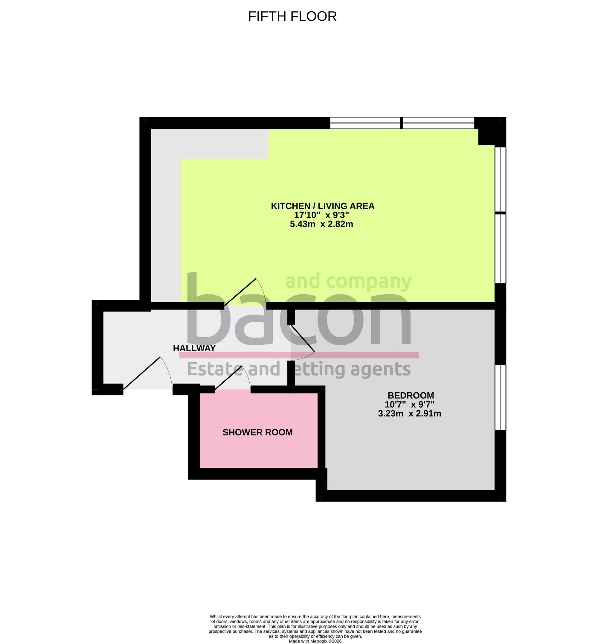 60 Westmoreland House, Worthing floorplan