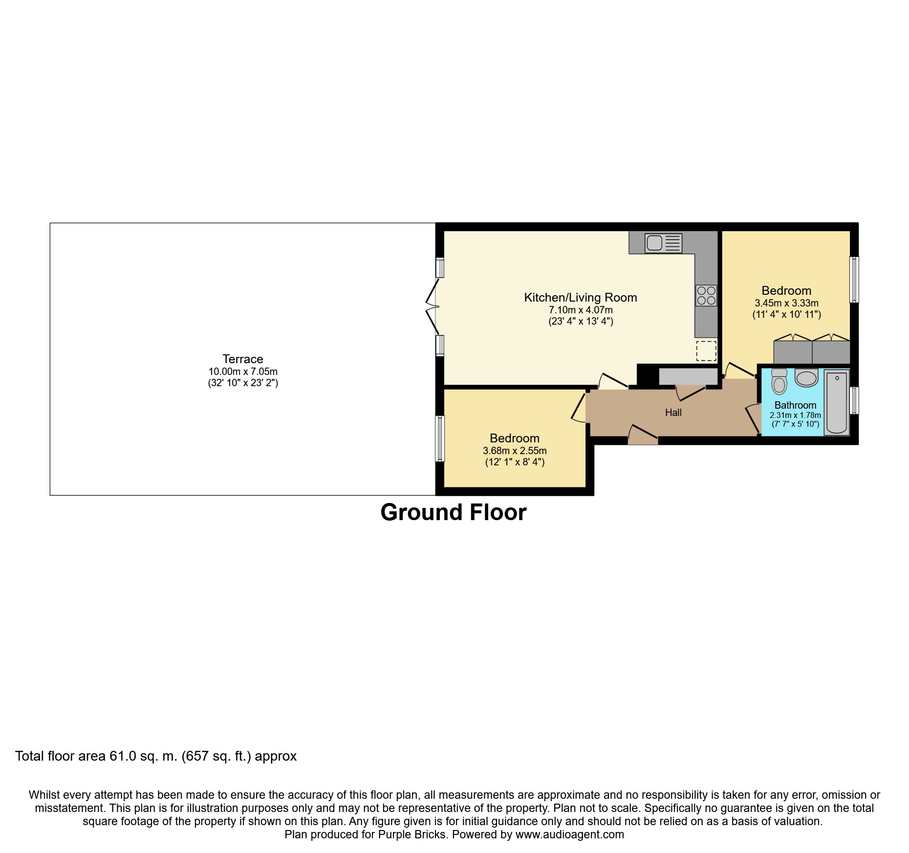 2 Bedrooms Flat for sale in Yellowpine Way, Chigwell IG7