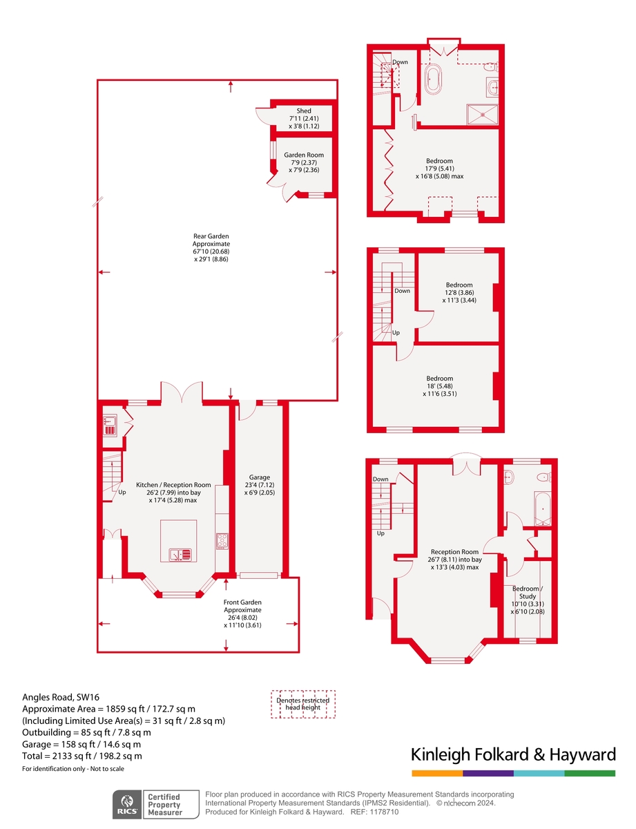 22, Angles Road, London floorplan
