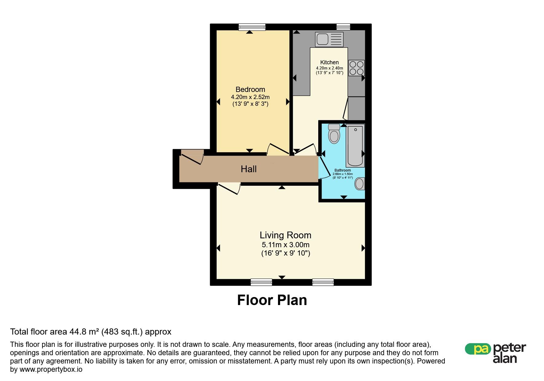 15, St. Donats Court, Laleston Close, Cardiff floorplan