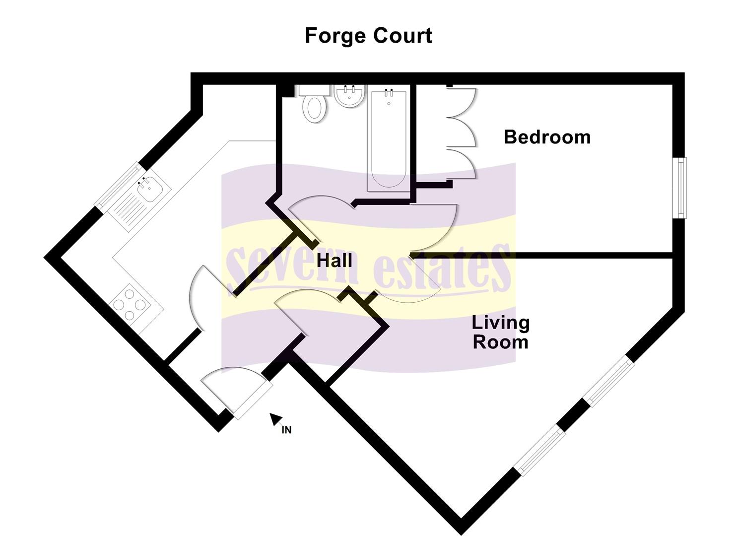 23, Forge Court, St. Michaels Close, Stourport-On-Severn floorplan