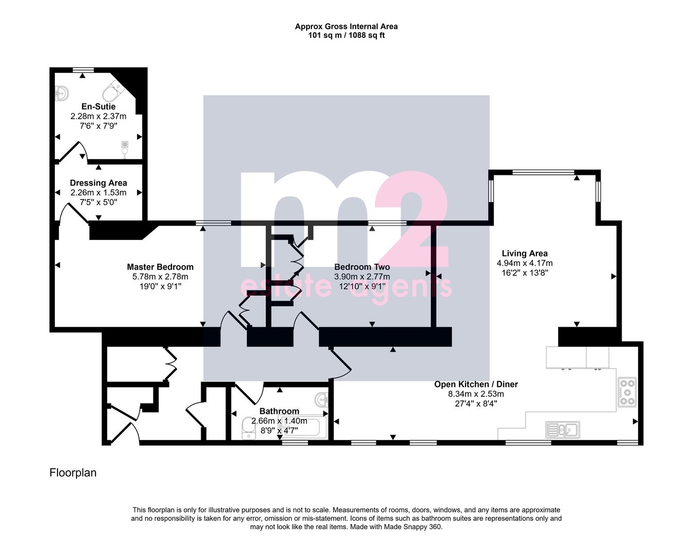 14, Sarno Square, Abergavenny floorplan