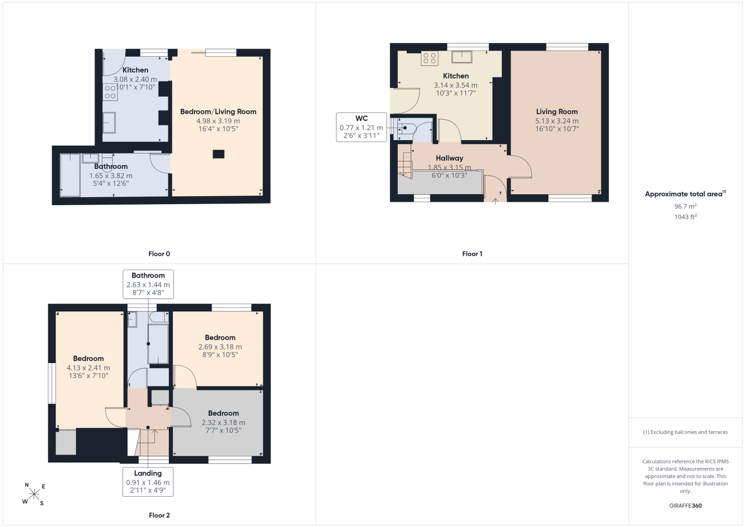 13, Lister Drive, Sheffield floorplan