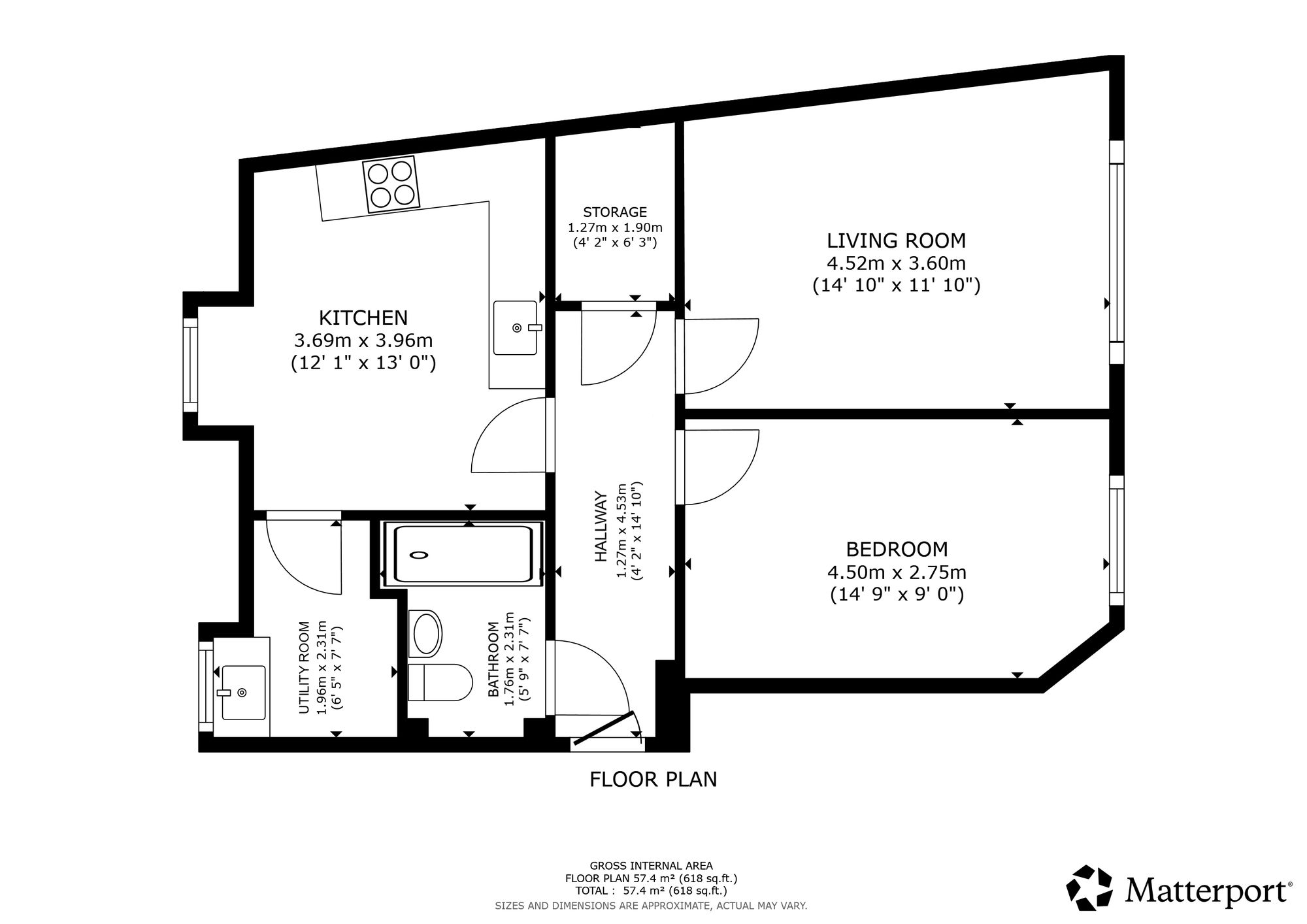 60c High Street, Dunblane floorplan