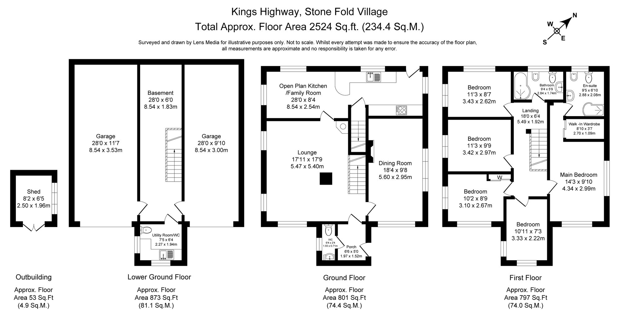 Kingsmere Stone Fold Village, Accrington floorplan