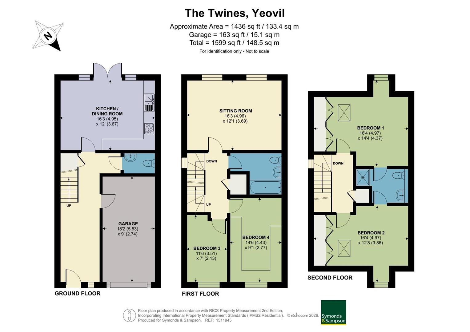 12, The Twines, Yeovil floorplan