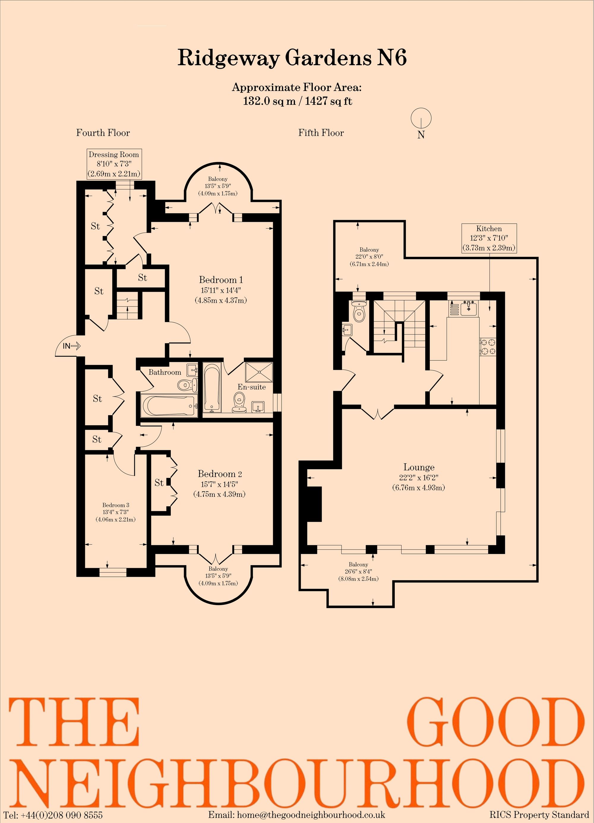 9 Ridgeway Gardens, London floorplan