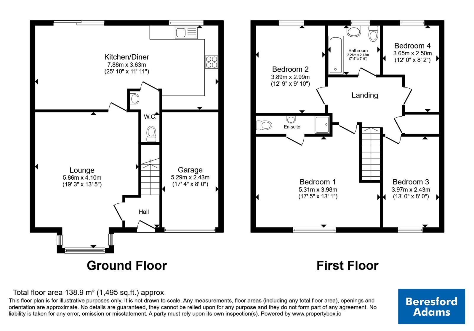 7A,, Rivieres Avenue, Conwy floorplan