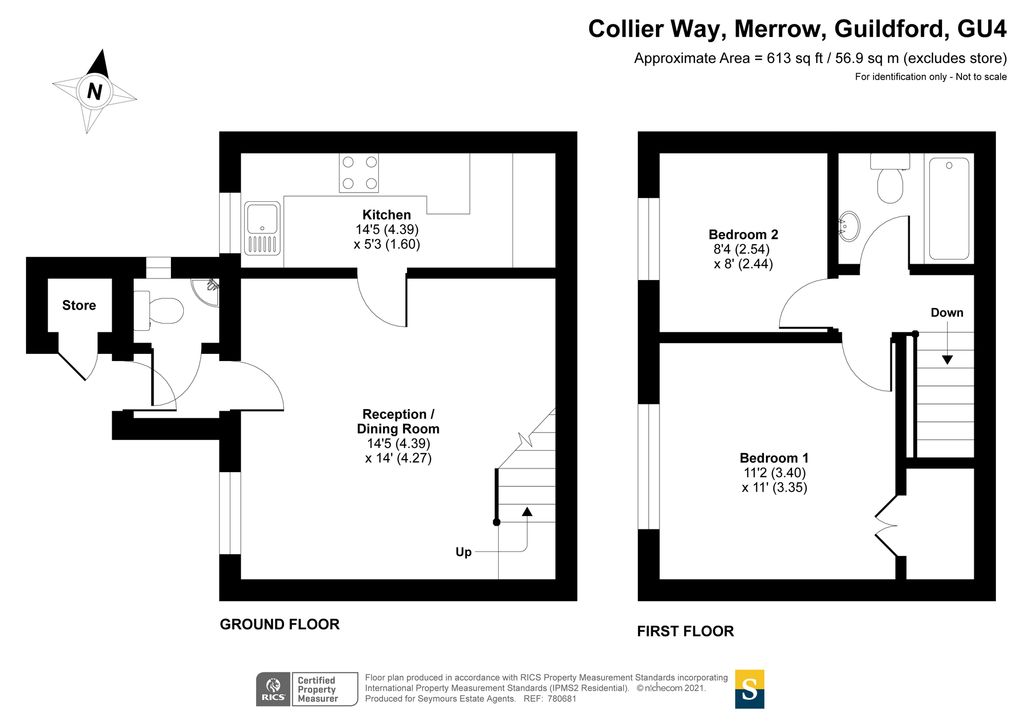 12, Collier Way, Guildford floorplan