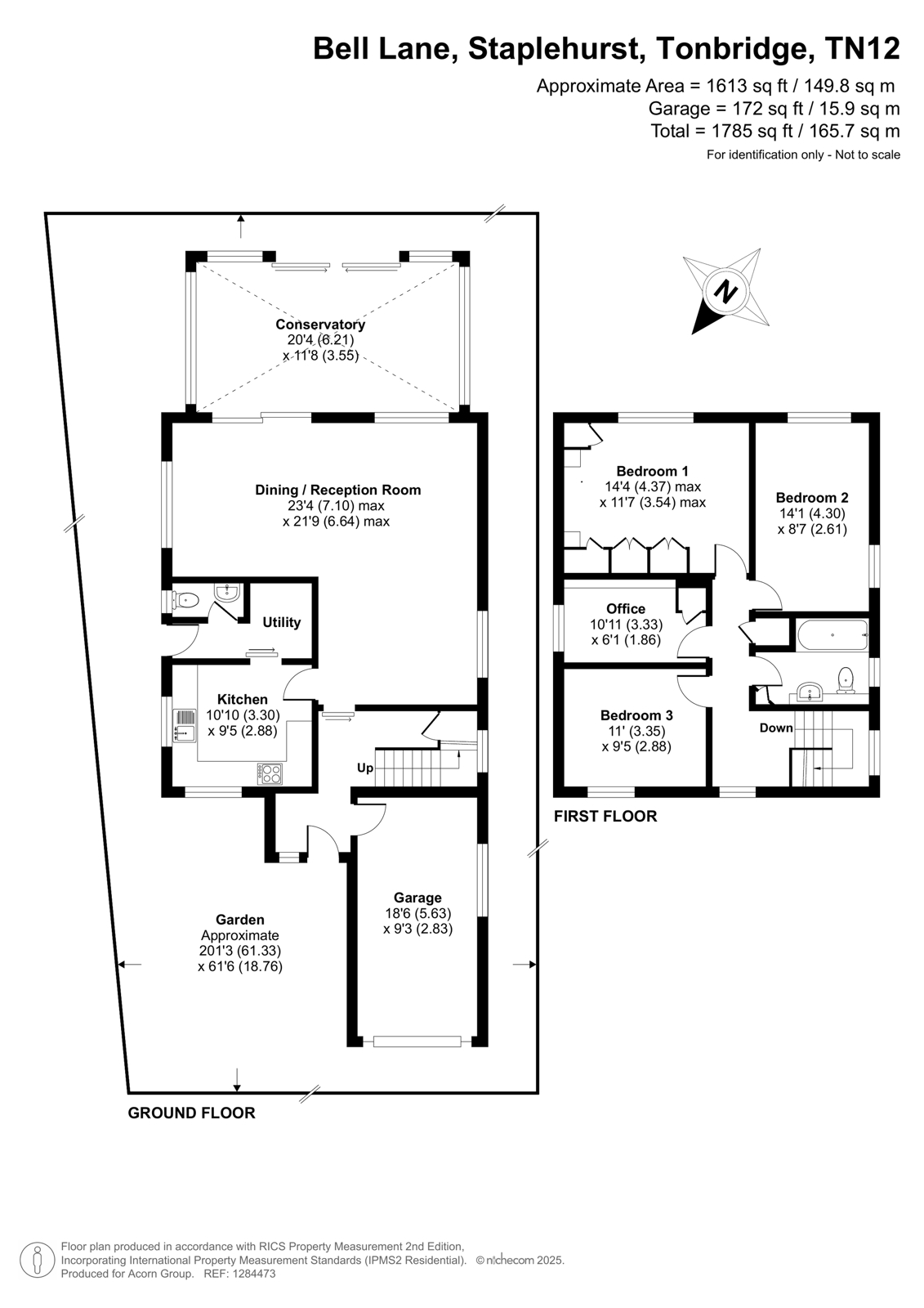 67, Bell Lane, Tonbridge floorplan