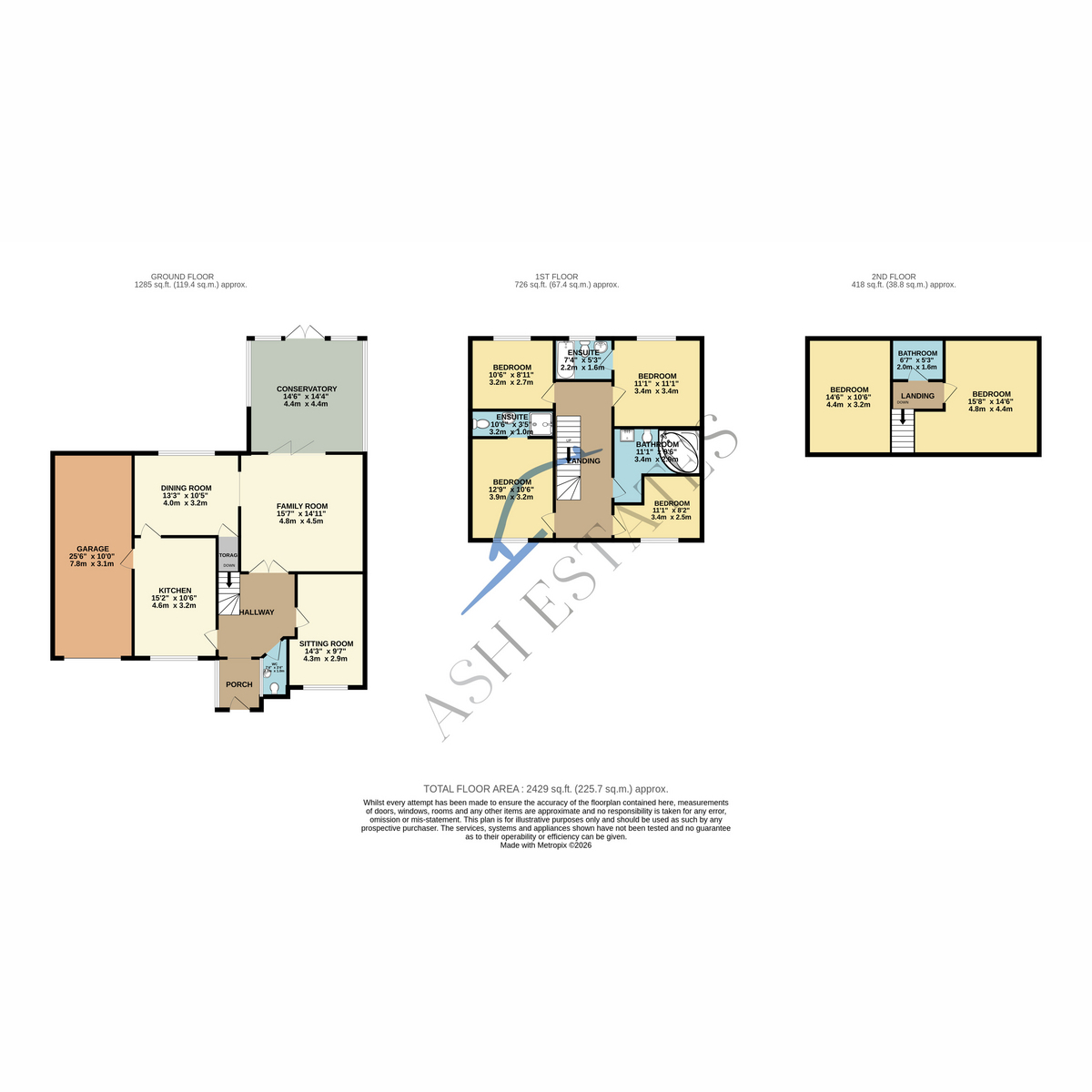 13, The Drive, Uxbridge floorplan