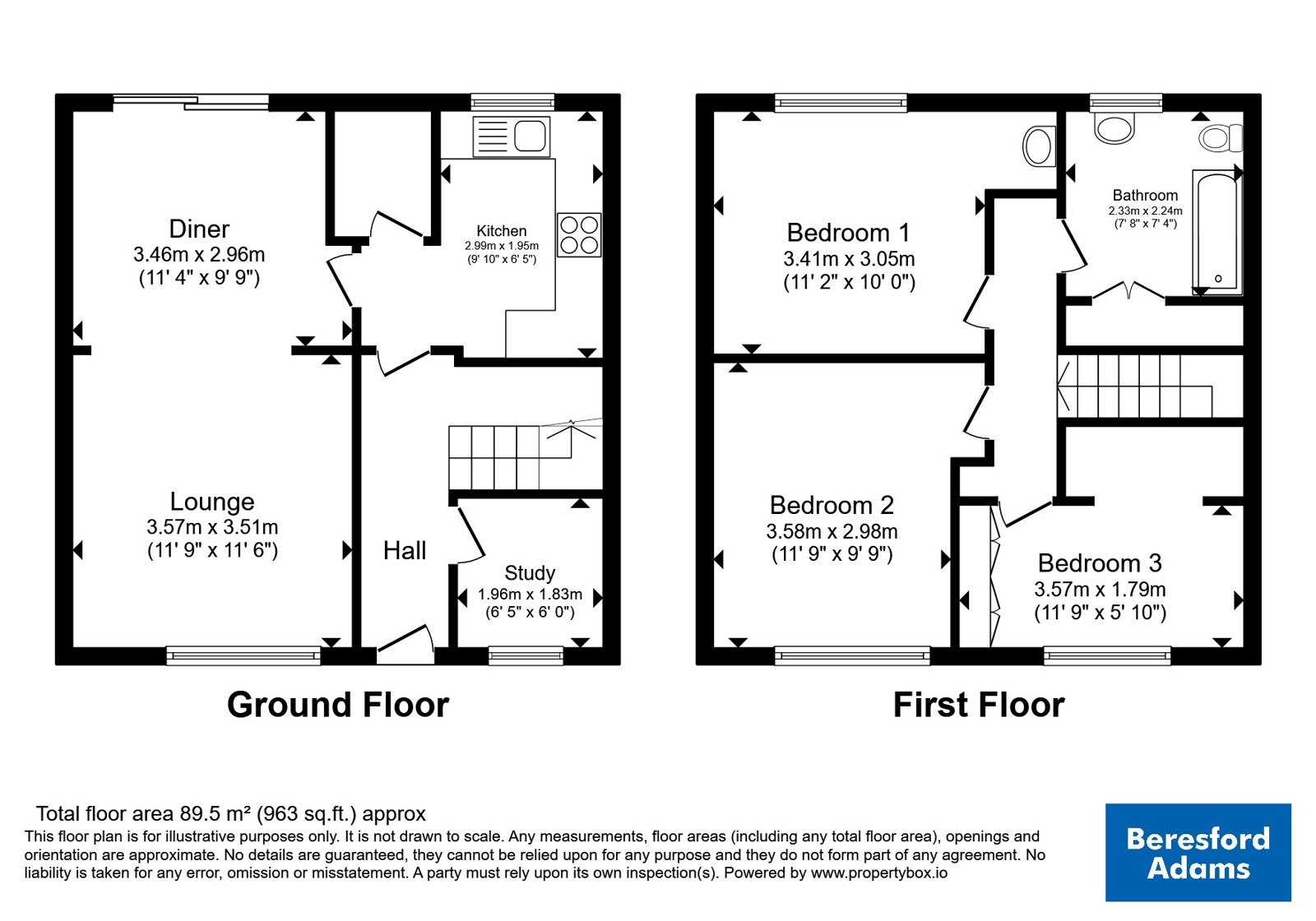 Swn Y Don, Colwyn Bay floorplan