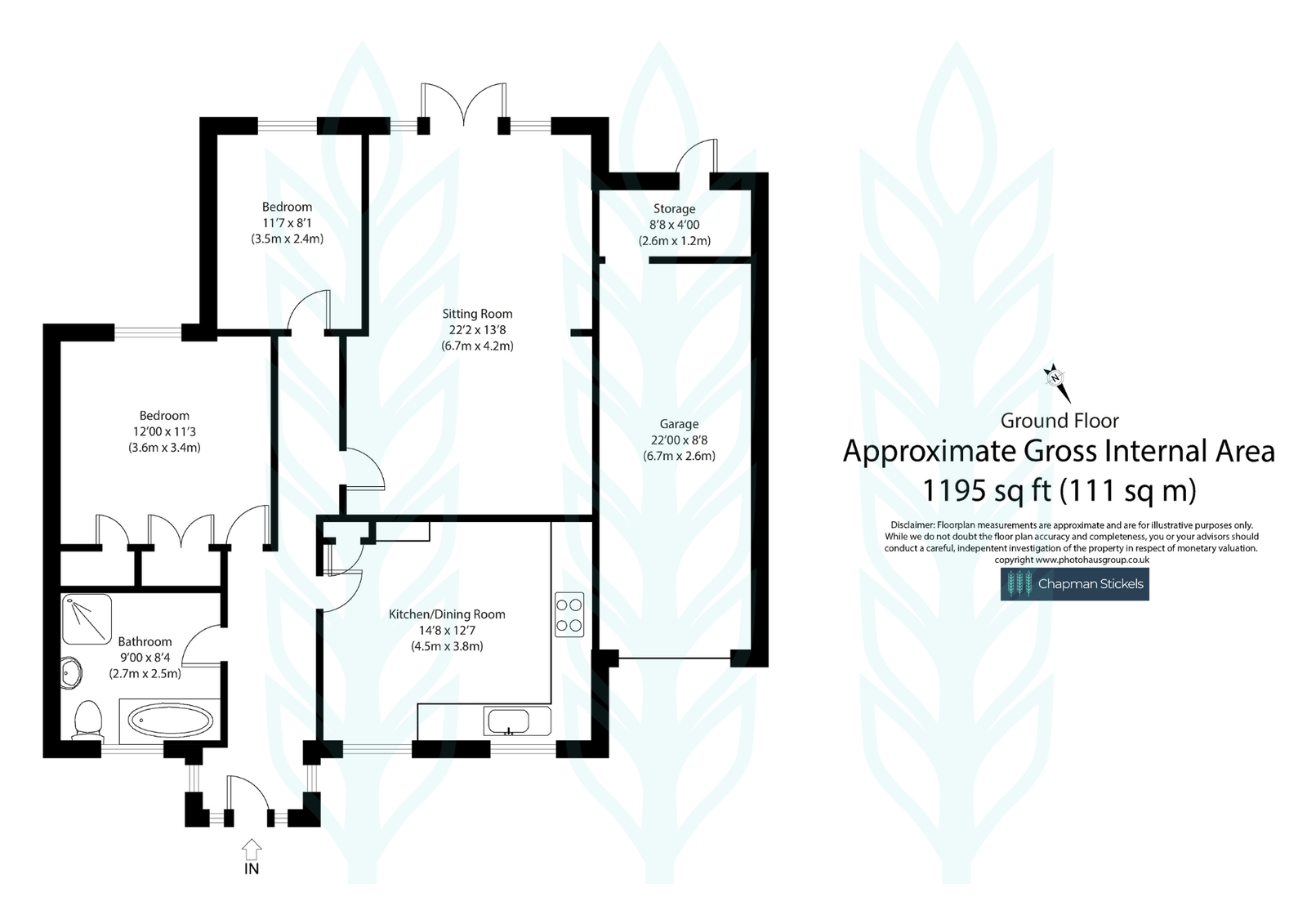 9, Aldous Close, Colchester floorplan