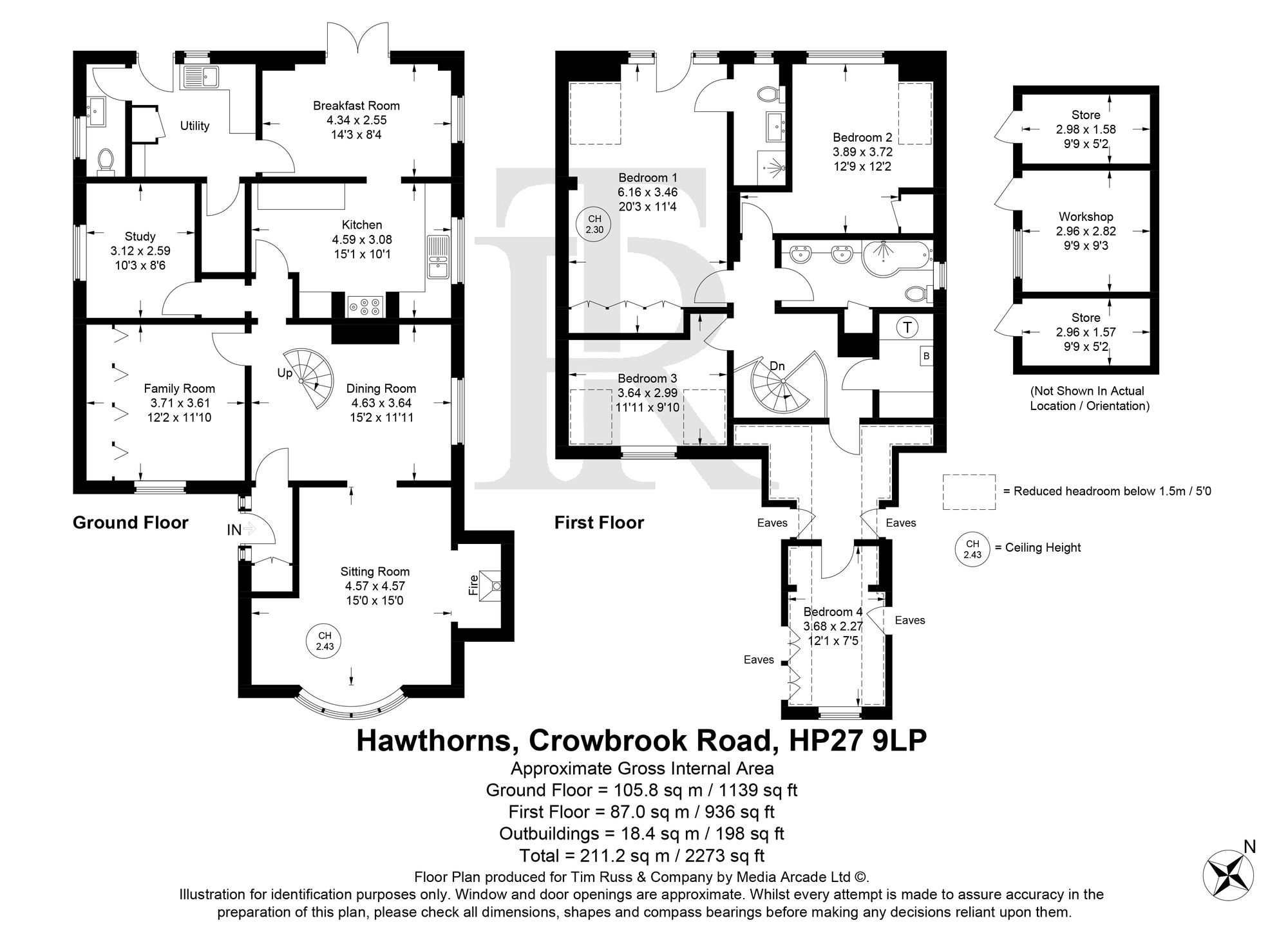 Hawthorns Crowbrook Road, Princes Risborough floorplan
