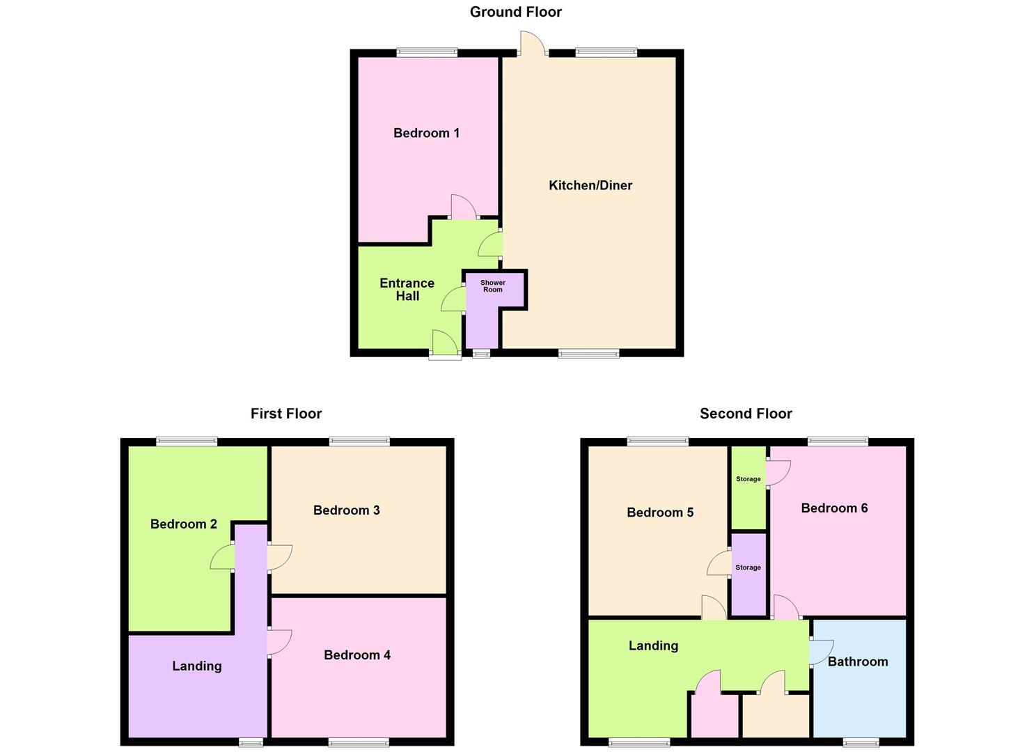 32, Oxclose, Peterborough floorplan