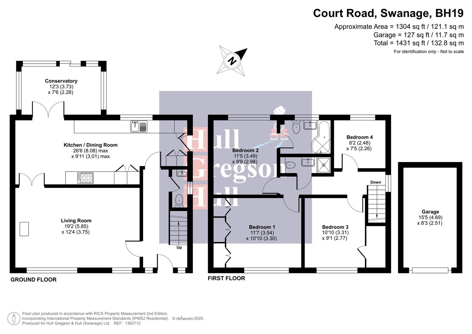 8, Court Road, Swanage floorplan